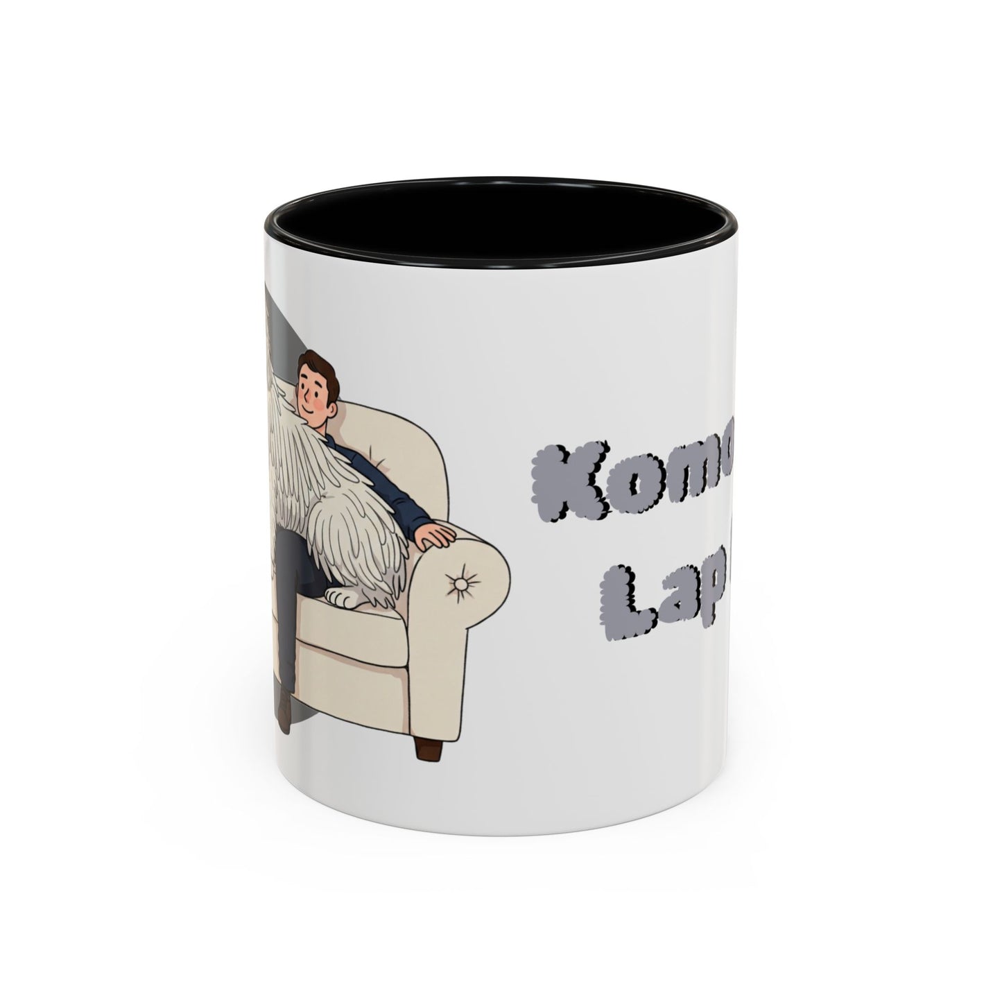 Komondor Lap Dog Coffee Mug - Funny Animal Lover Gift - Schmartypants