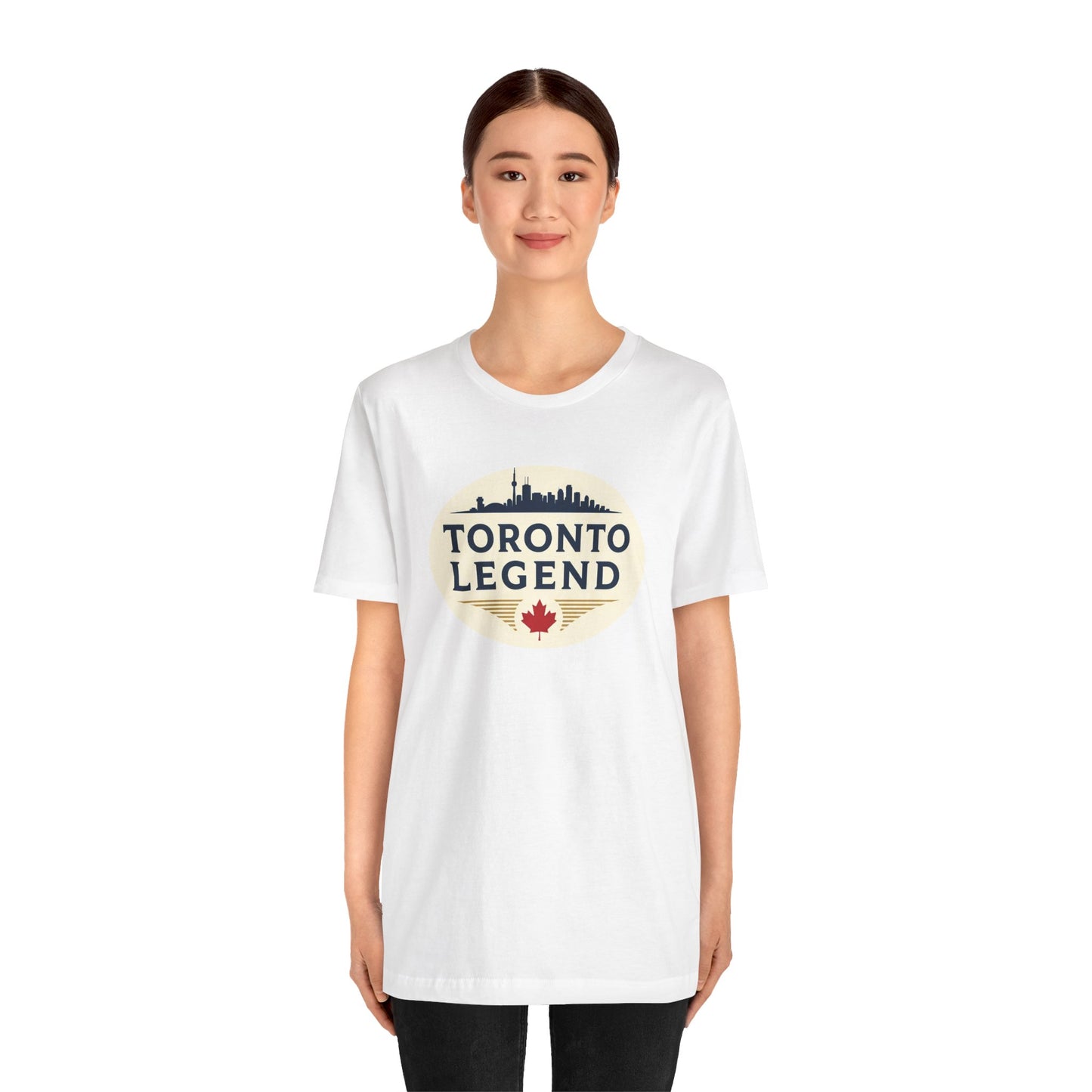 Toronto Legend Unisex Jersey Short Sleeve Tee, Toronto T-Shirt, Travel Shirt, Canada Souvenir, Gift for Travelers, Casual Wear