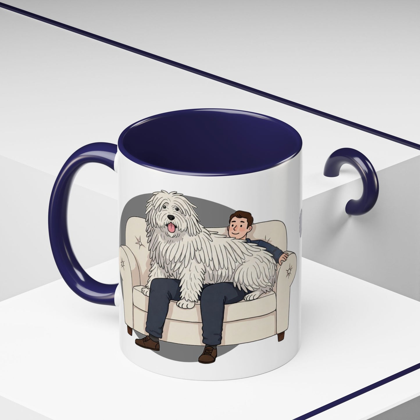 Komondor Lap Dog Coffee Mug - Funny Animal Lover Gift - Schmartypants