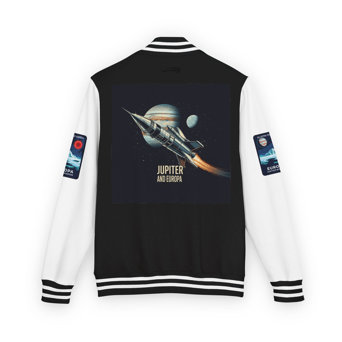Retro Space Mission Commander Jacket, NASA Inspired Astronomer Gift, Unisex Outer Space Explorer Coat, Sci-Fi Fan, Europa Jupiter Mission