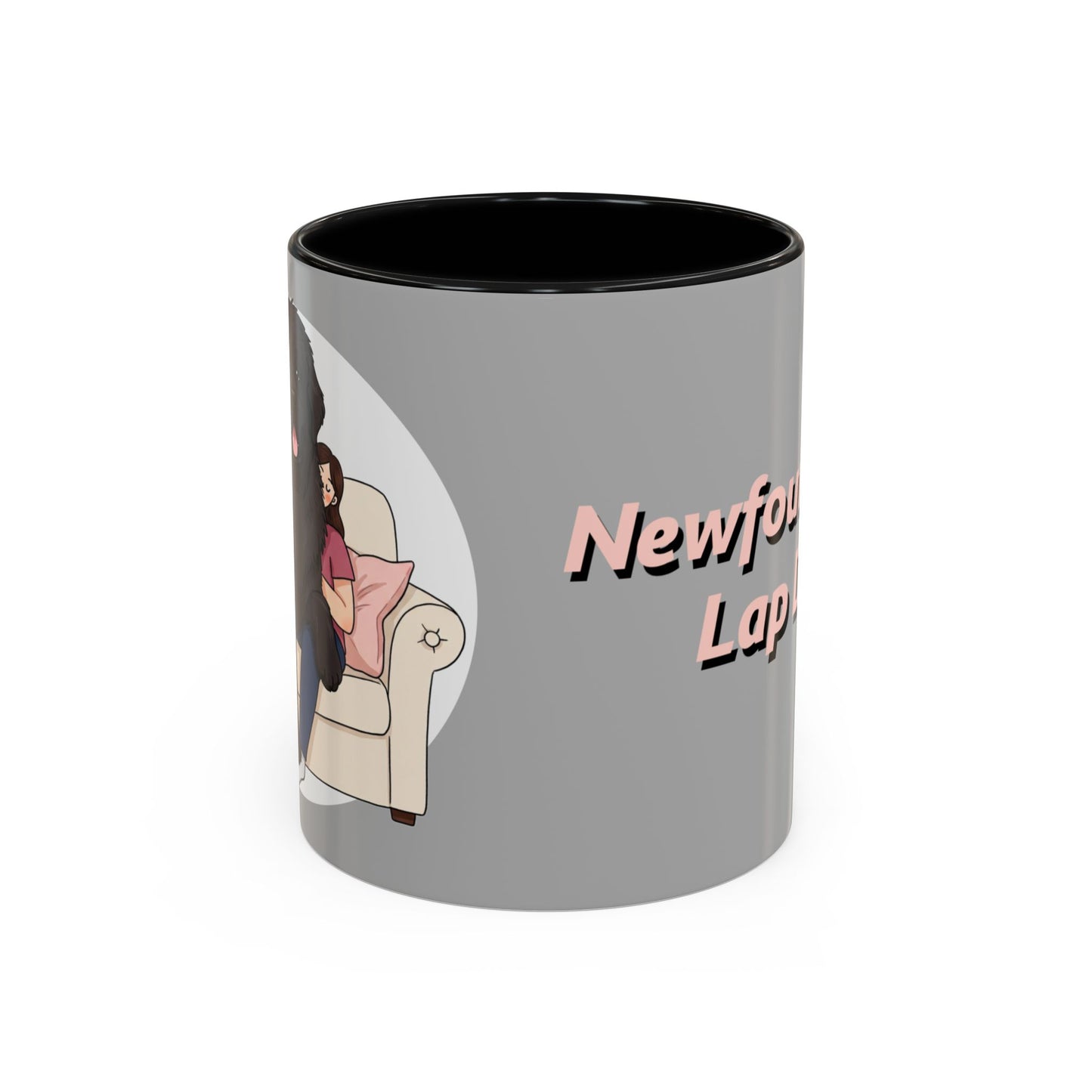 Funny Newfoundland Lap Dog Coffee Mug - Perfect Gift for Dog Lovers, Pet Parents, Cozy Home Decor, Caffeine Fix, Unique Gift Idea - Schmartypants