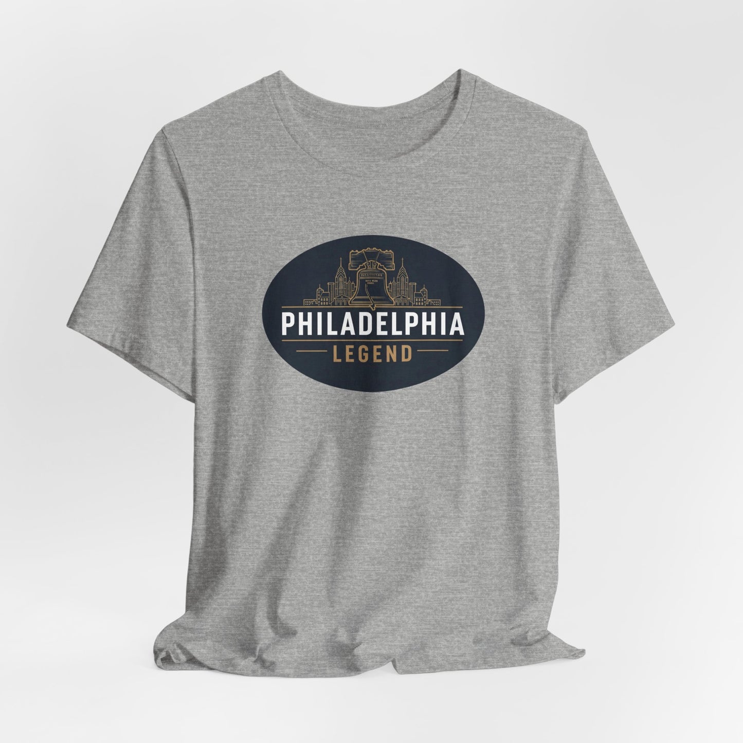 Philadelphia Legend Unisex Jersey Short Sleeve Tee | Casual Fashion, Gift for Sports Fans, Birthday Present, Summer Wear, Philly Souvenir Tee
