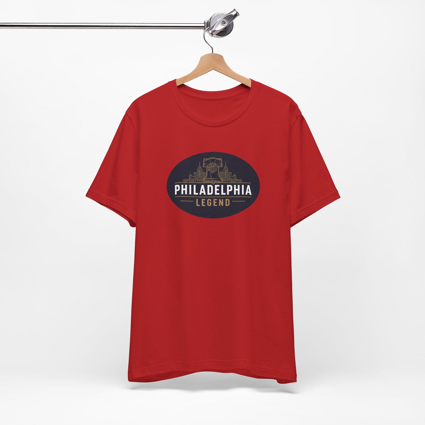 Philadelphia Legend Unisex Jersey Short Sleeve Tee | Casual Fashion, Gift for Sports Fans, Birthday Present, Summer Wear, Philly Souvenir Tee