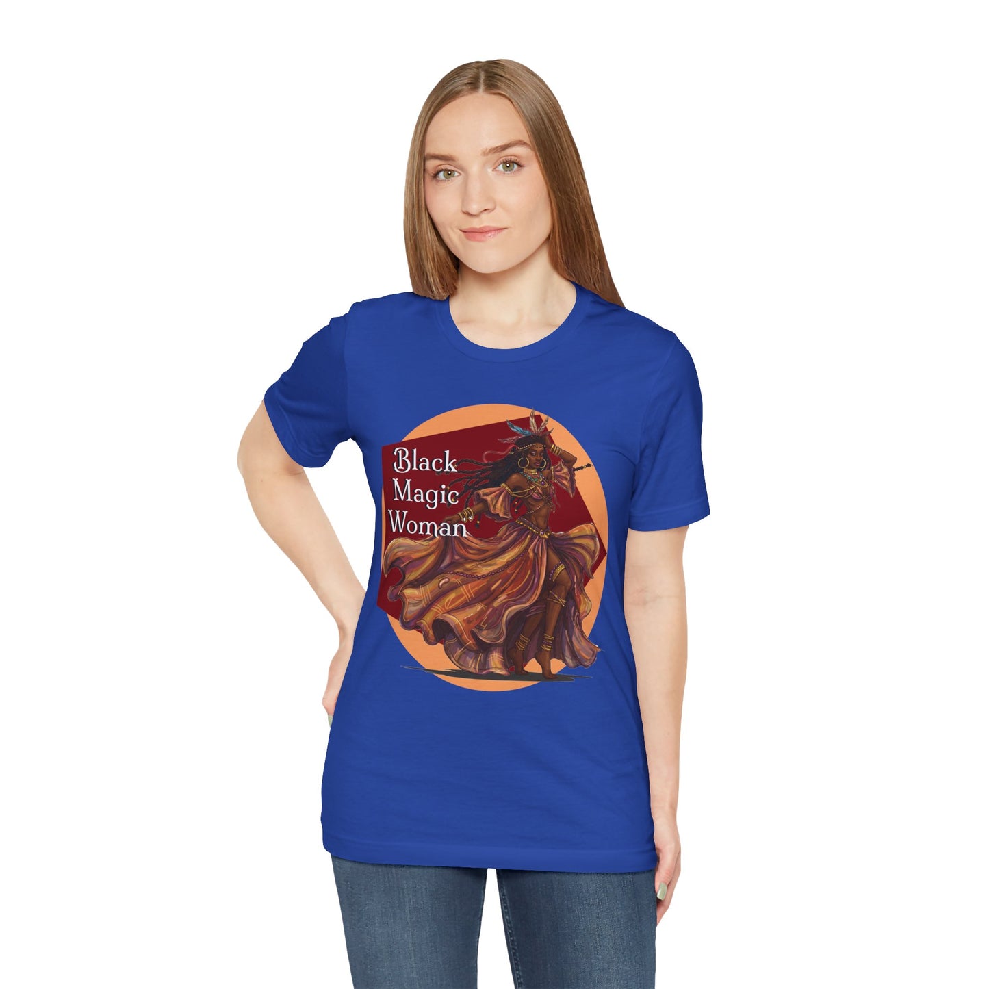 'Black Magic Woman' Tee, Witchy Apparel, Boho T-Shirt, Festival Outfit, Classic Rock Fans, Santana, Fleetwood Mac - Schmartypants