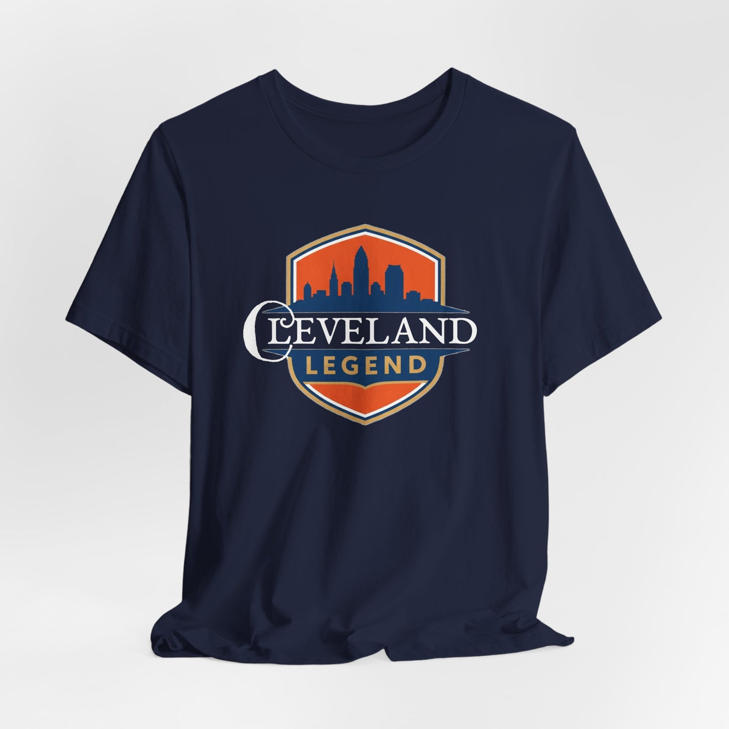 Cleveland Legend Unisex Tee - Casual Graphic Shirt, Gift for Sports Fans, Summer Essential, Unique Ohio Pride Tee, Cleveland Souvenir Tee