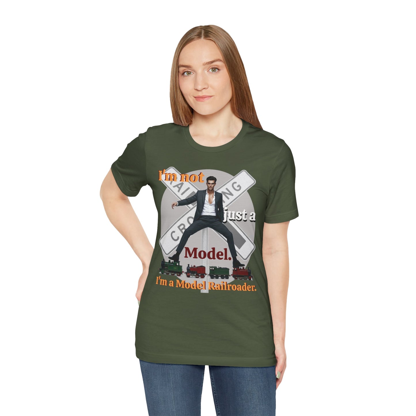 Funny Model Railroader Tee - Perfect Gift for Train Enthusiasts - Schmartypants