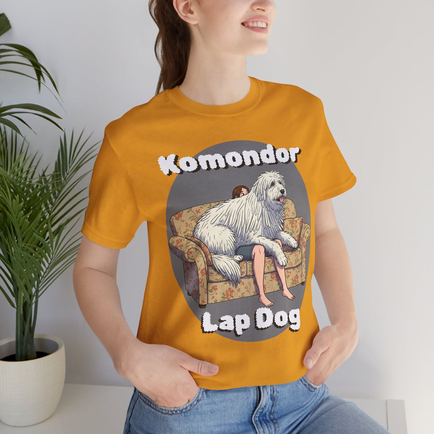 Komondor Lap Dog Unisex Tee - Funny Dog Lover's Short Sleeve Shirt - Schmartypants