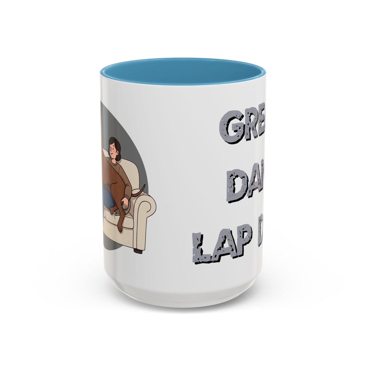 Great Dane Lap Dog Coffee Mug - Funny Pet Lover Gift - Schmartypants