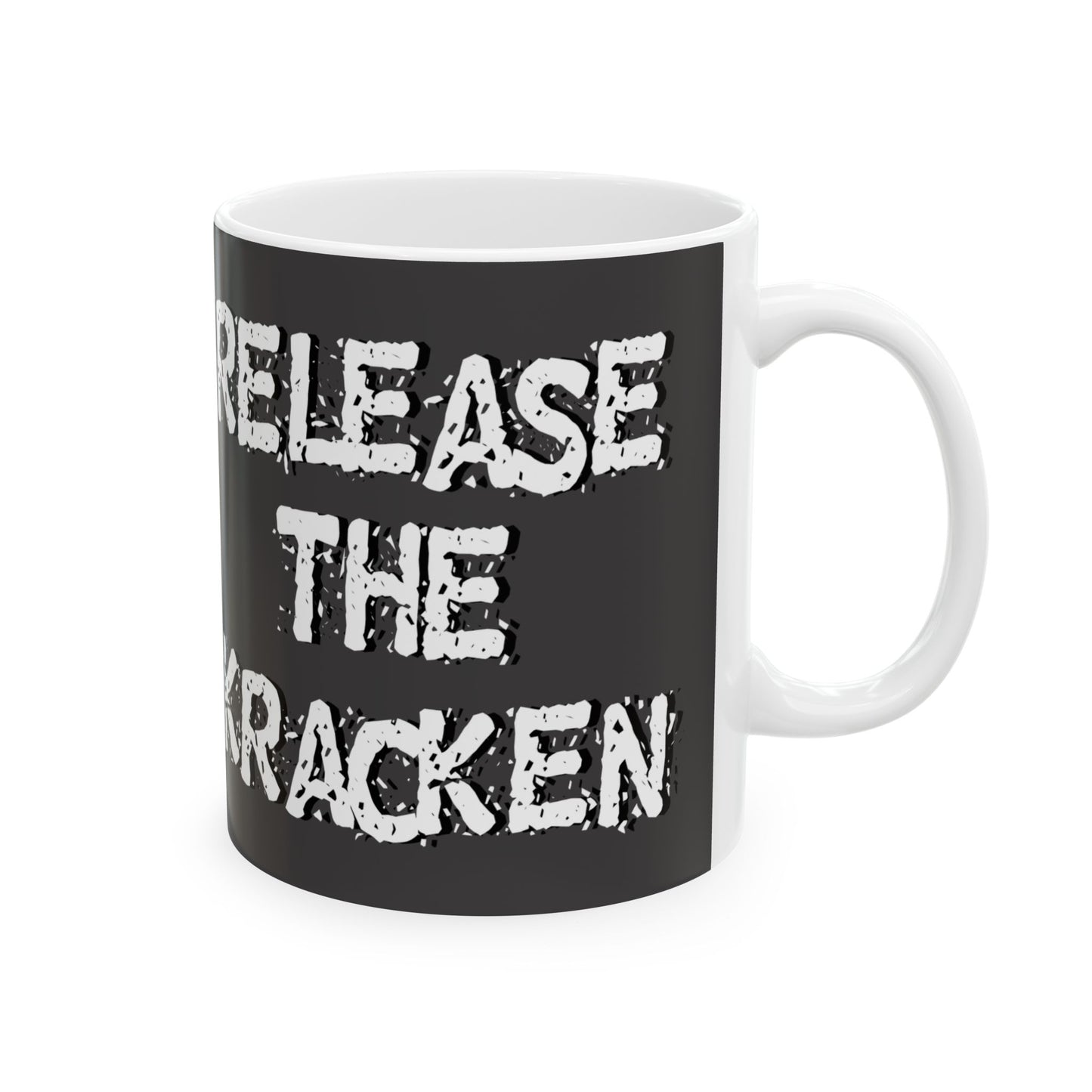 Octopus-Themed Ceramic Mug - "Release the Kraken" Design for Pirates and Gamers - Schmartypants