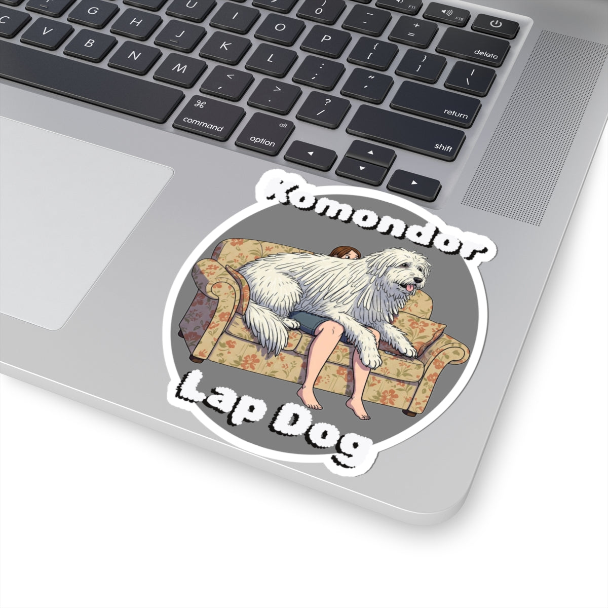 Funny Komondor Lap Dog Kiss-Cut Stickers for Dog Lovers - Perfect for Laptops & Water Bottles, Stocking Stuffer - Schmartypants