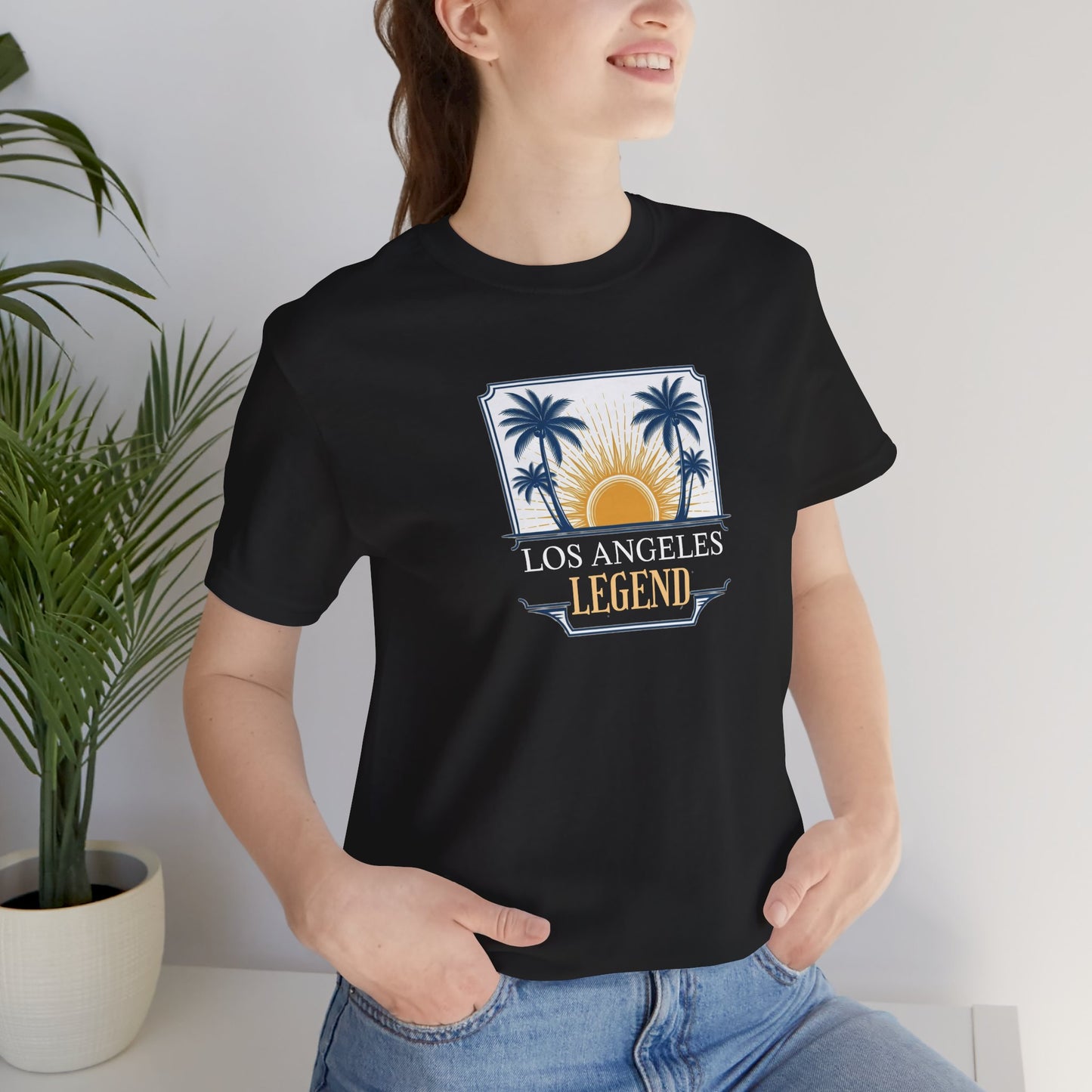 Los Angeles Legend Tee, Unisex Short Sleeve Shirt, California Pride, Summer Vibe, Travel Gift, Casual Wear, L.A. Souvenir Tee
