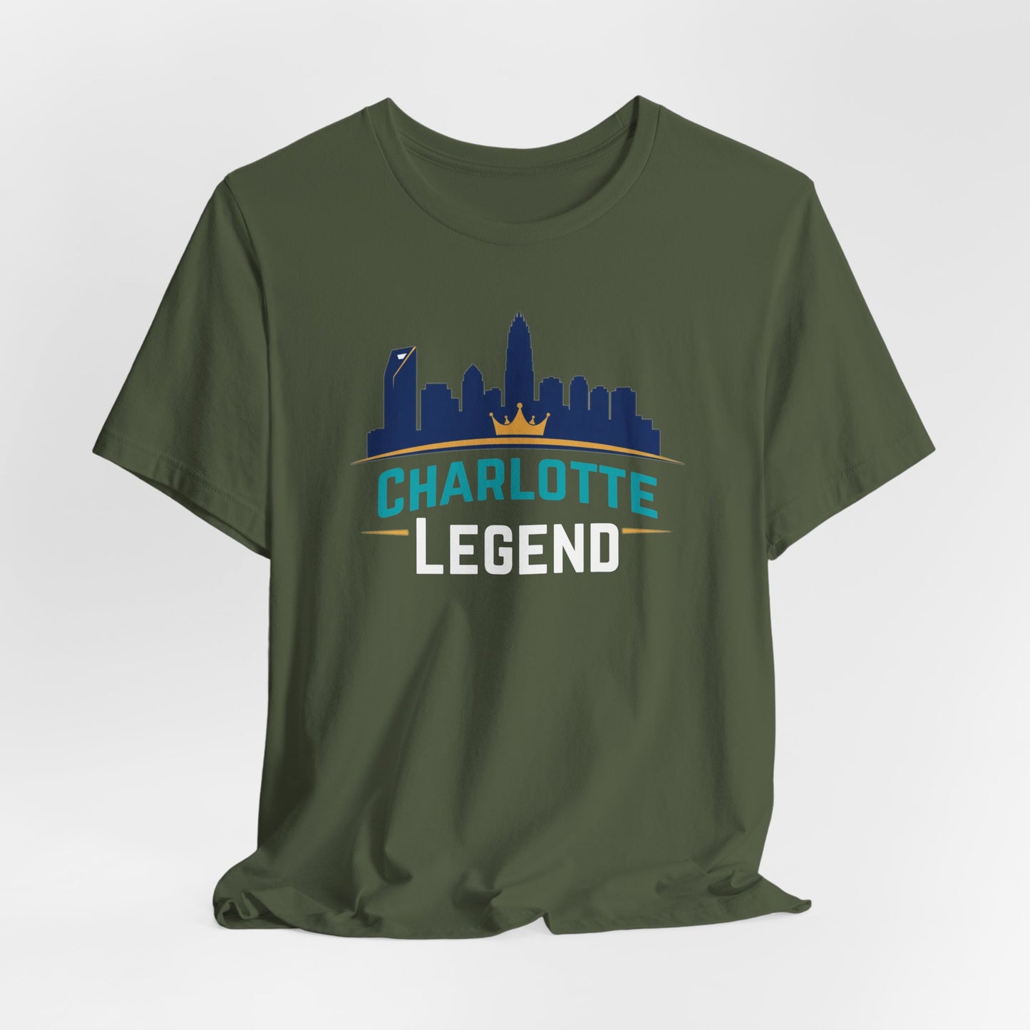 Charlotte Legend T-Shirt, Unisex Graphic Tee, Urban Streetwear, Gift for Sports Fans, City Pride Apparel, Charlotte Souvenir Tee