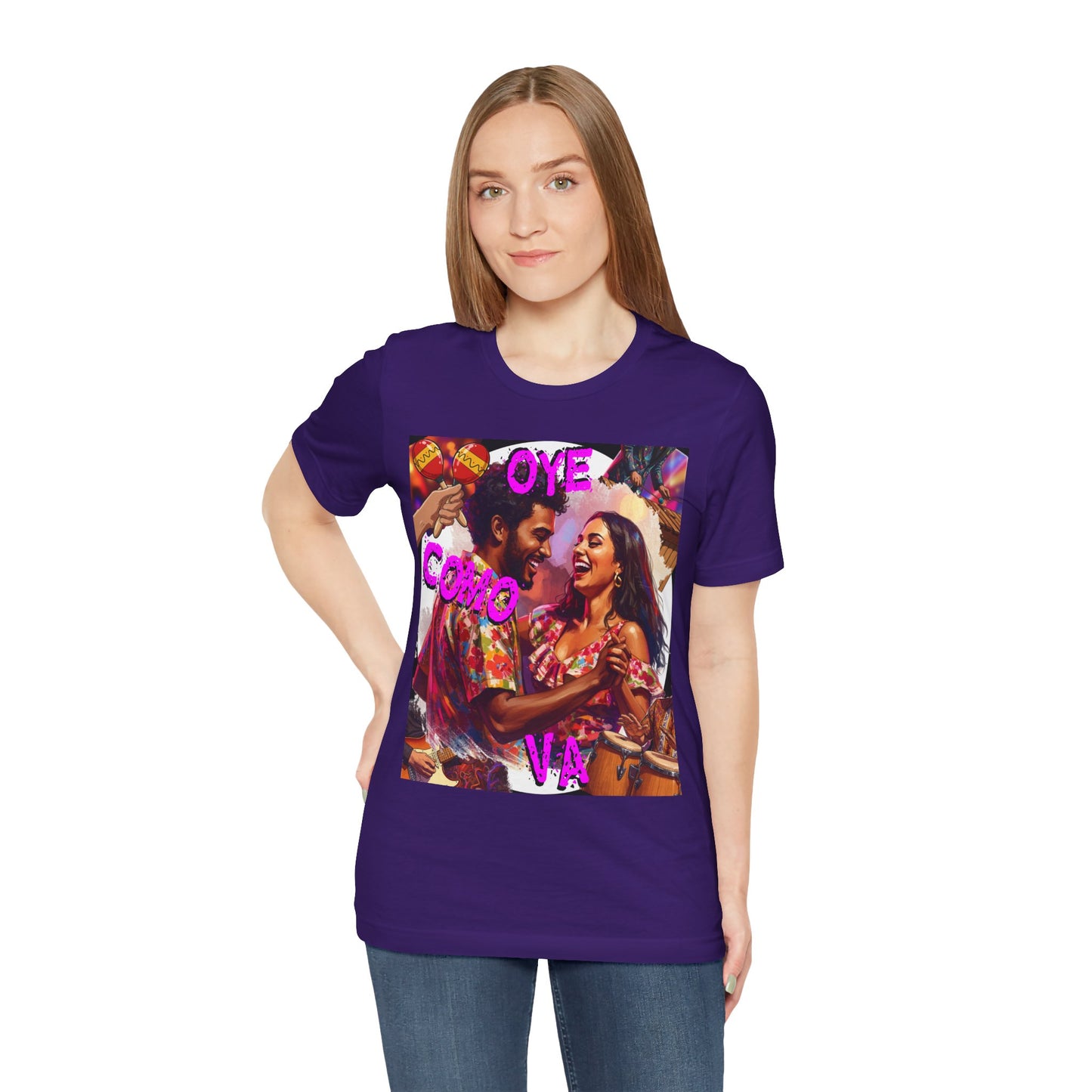 'Oye Como Va' Santana Inspired Tee for fans of Classic Rock and Latin Music