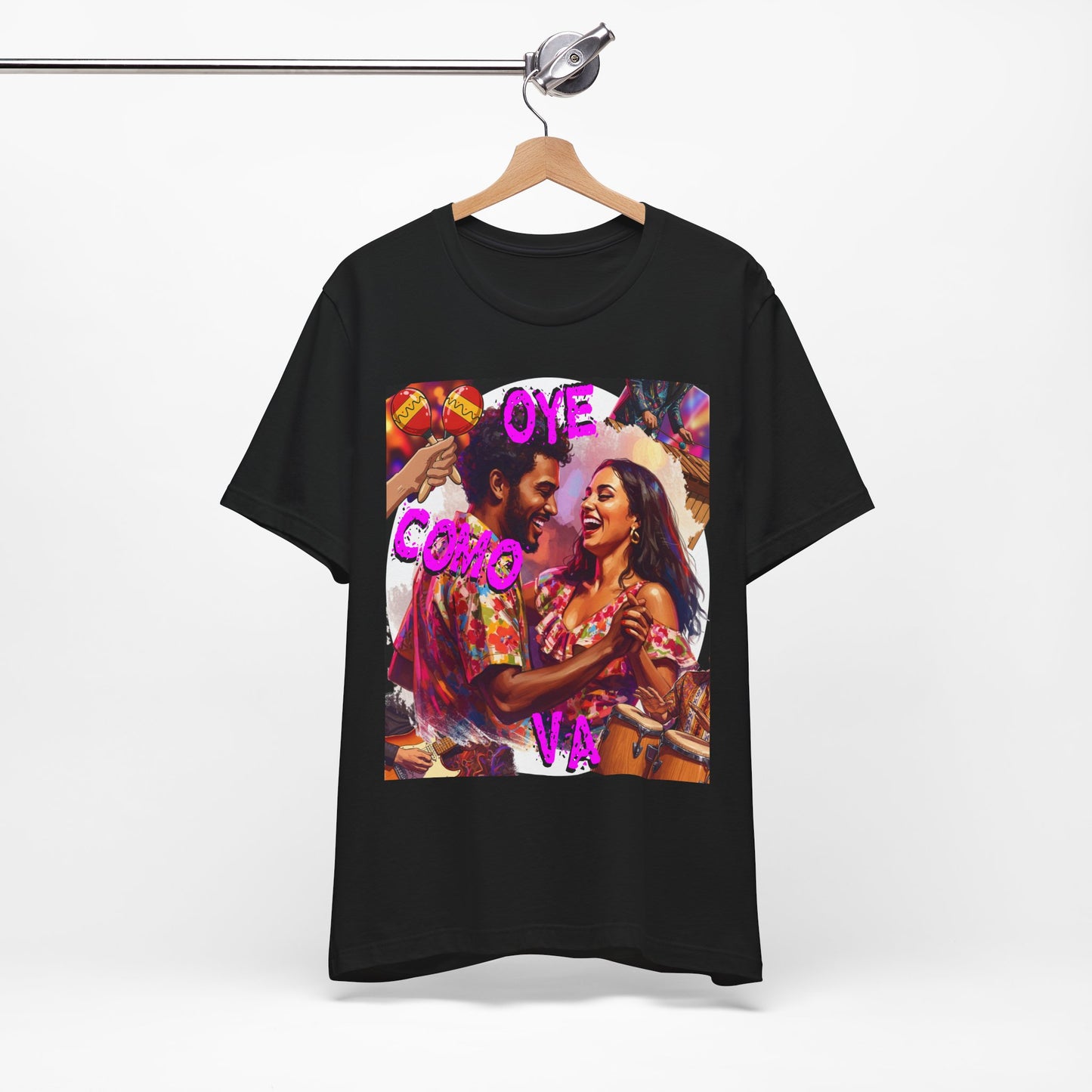'Oye Como Va' Santana Inspired Tee for fans of Classic Rock and Latin Music