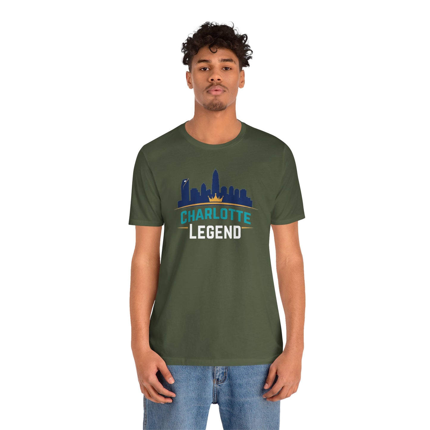 Charlotte Legend T-Shirt, Unisex Graphic Tee, Urban Streetwear, Gift for Sports Fans, City Pride Apparel, Charlotte Souvenir Tee