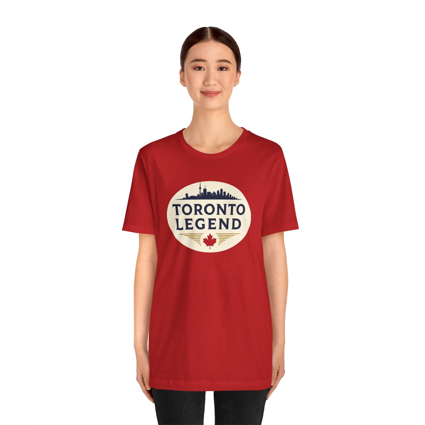 Toronto Legend Unisex Jersey Short Sleeve Tee, Toronto T-Shirt, Travel Shirt, Canada Souvenir, Gift for Travelers, Casual Wear