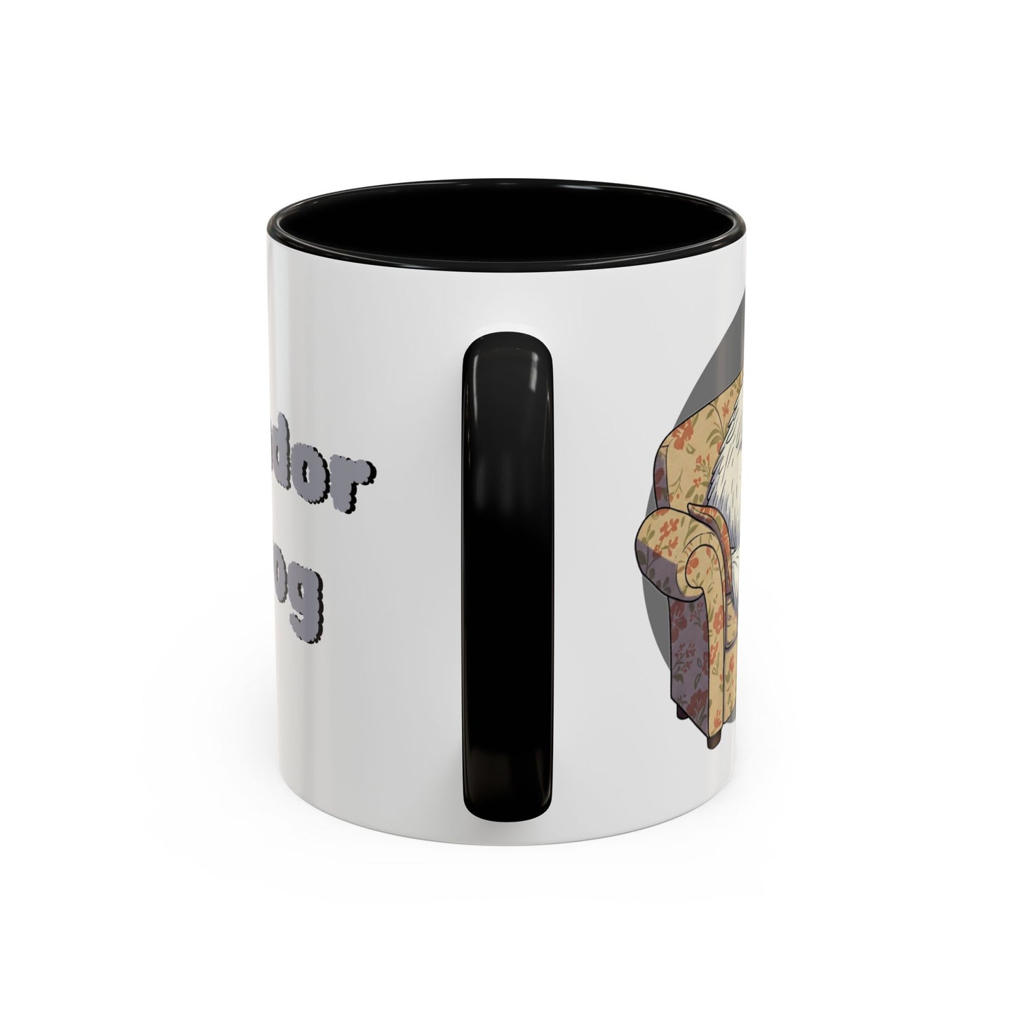 Komondor Lap Dog Coffee Mug - Funny Pet Lovers Gift - 11oz & 15oz - Schmartypants