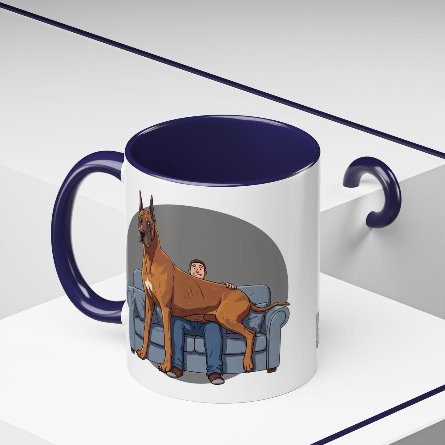 Hilarious Great Dane Lap Dog Coffee Mug - Funny Dog Lover Gift - Schmartypants
