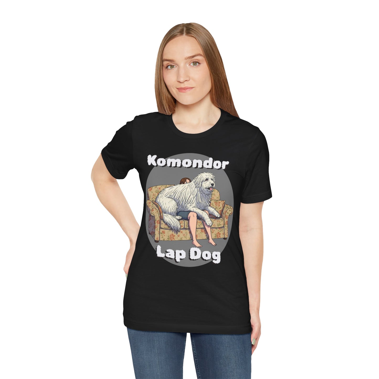 Komondor Lap Dog Unisex Tee - Funny Dog Lover's Short Sleeve Shirt - Schmartypants