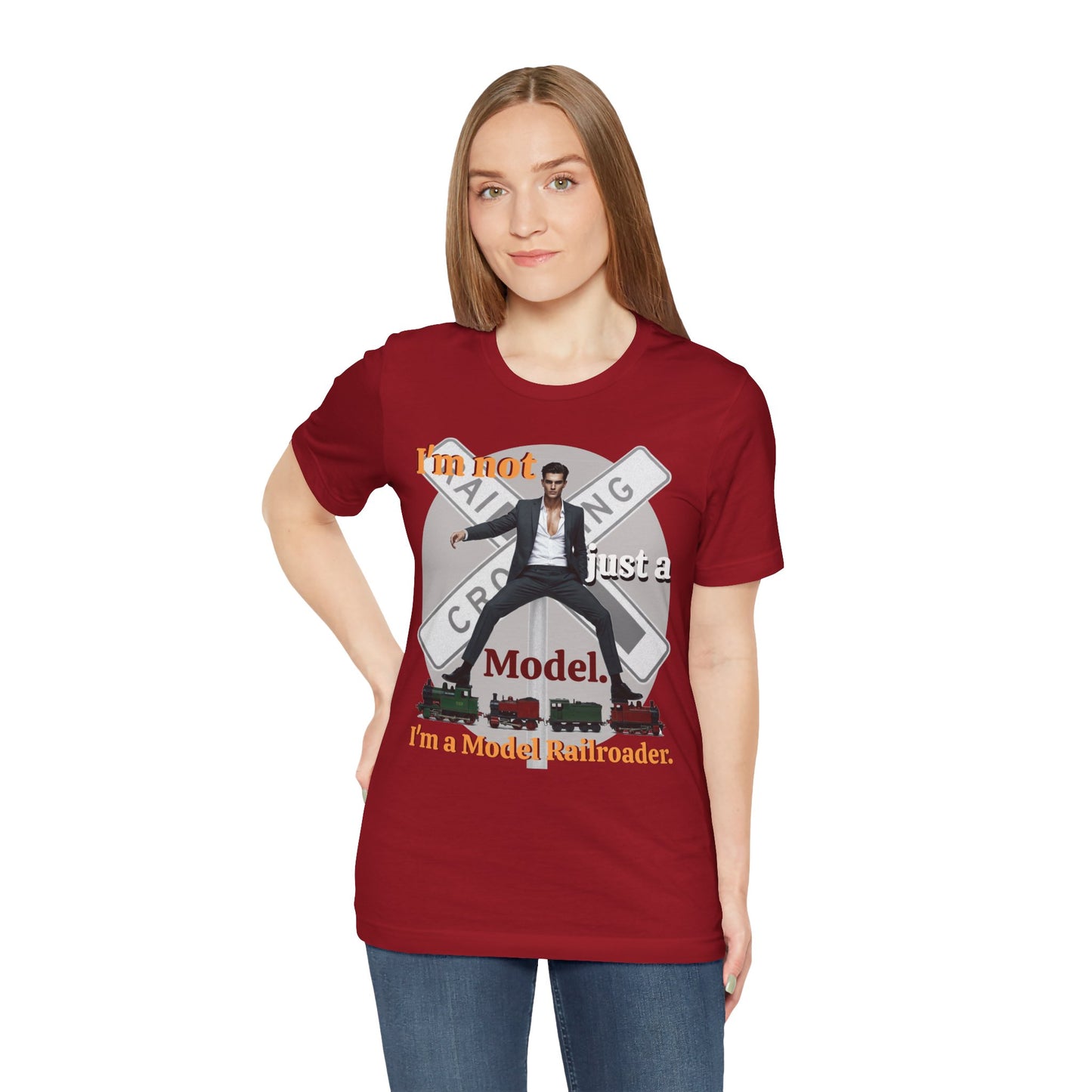 Funny Model Railroader Tee - Perfect Gift for Train Enthusiasts - Schmartypants