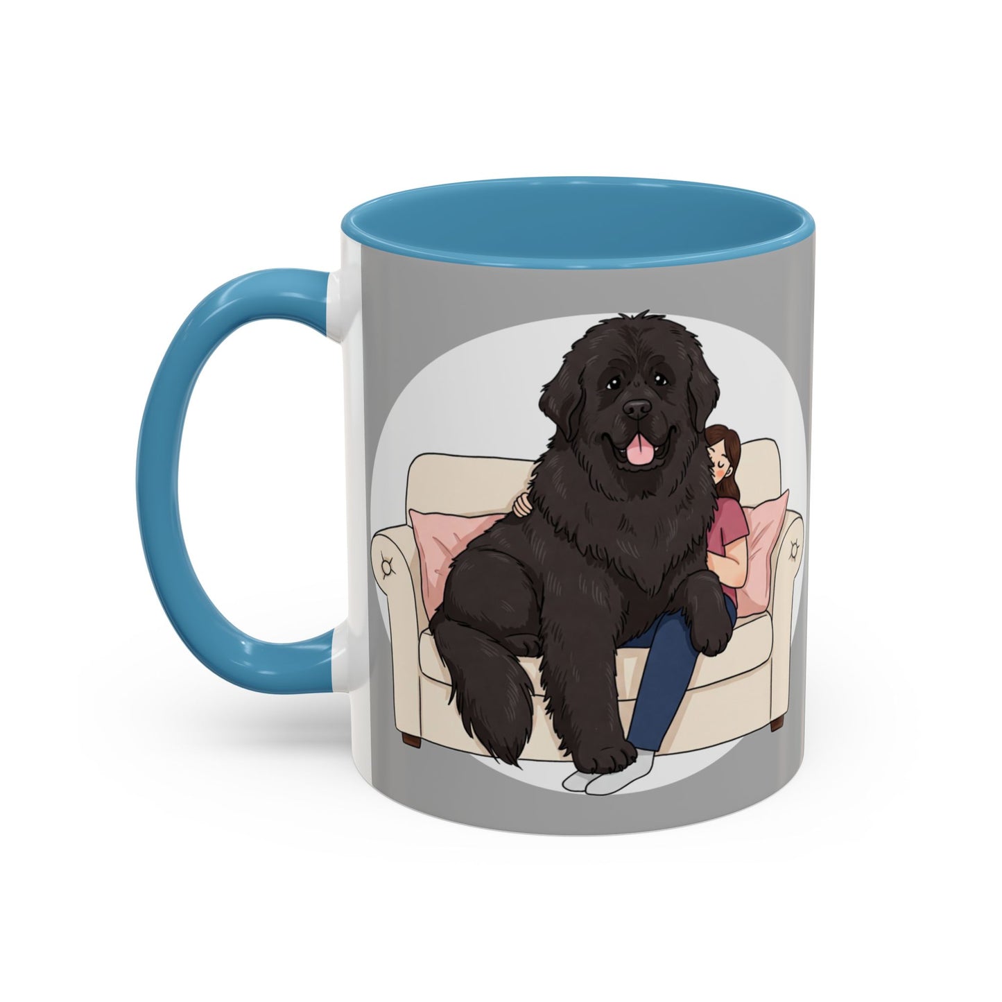 Funny Newfoundland Lap Dog Coffee Mug - Perfect Gift for Dog Lovers, Pet Parents, Cozy Home Decor, Caffeine Fix, Unique Gift Idea - Schmartypants