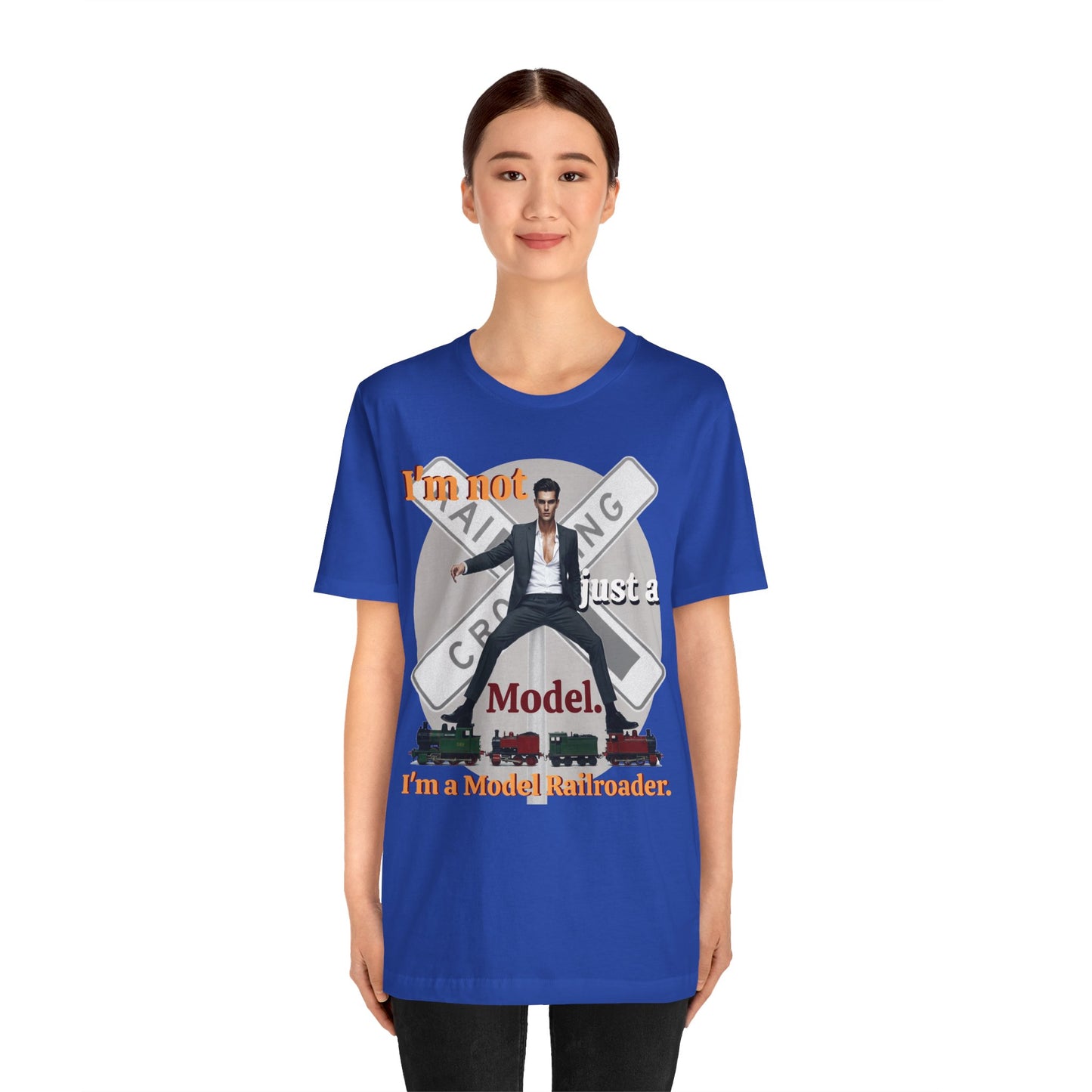 Funny Model Railroader Tee - Perfect Gift for Train Enthusiasts - Schmartypants