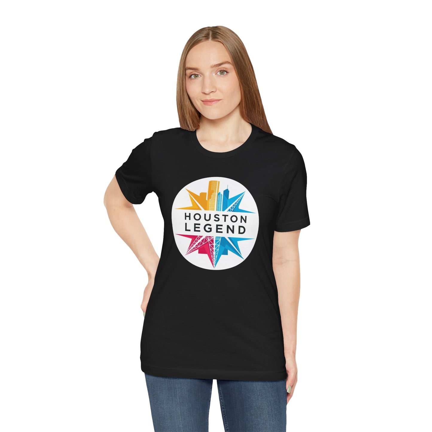 Houston Legend Short Sleeve Tee, Unisex T-Shirt, Houston Souvenir, Urban Fashion, Casual Wear, Gift for Houston Lovers