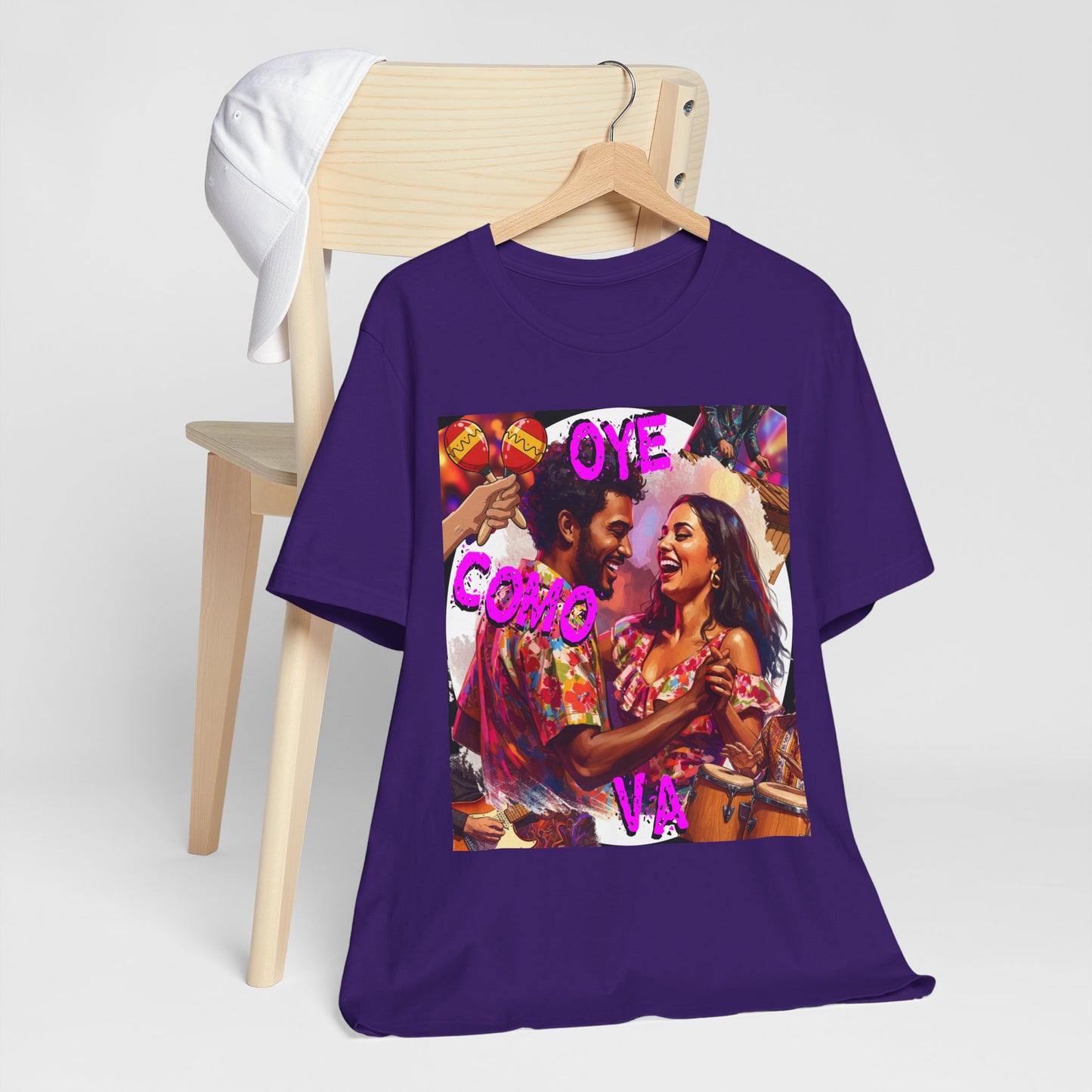 'Oye Como Va' Santana Inspired Tee for fans of Classic Rock and Latin Music