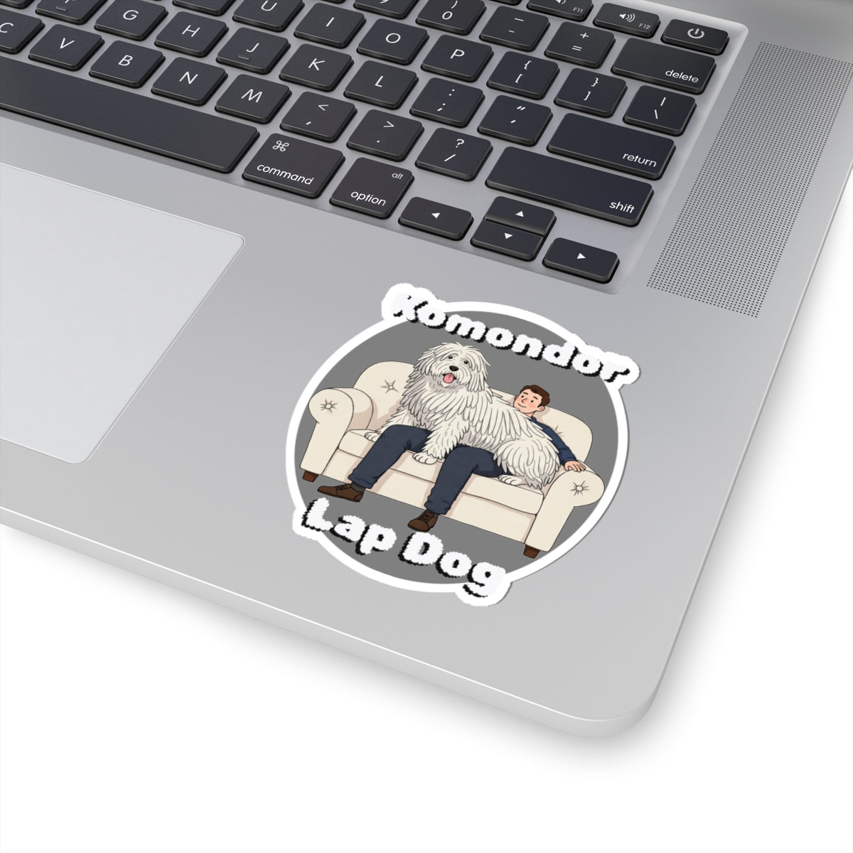 Komondor Lap Dog Stickers - Cute Pet Decor for Dog Lovers, Perfect for Laptops, Water Bottles, Journals, Gifts - Schmartypants