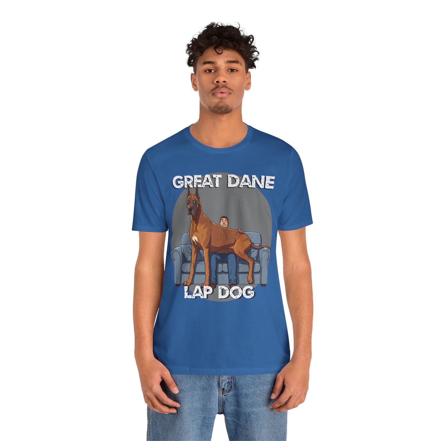 Great Dane Lap Dog Unisex Tee - Hilarious Dog Lover Graphic T-Shirt - Schmartypants