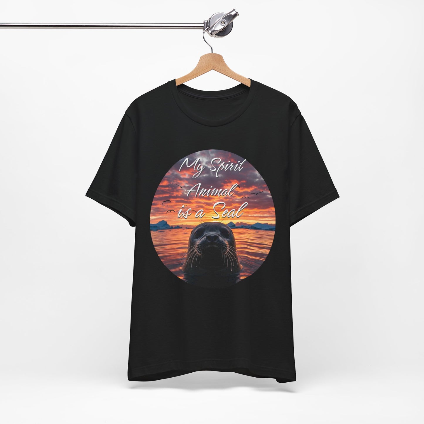 Seal Spirit Animal Ocean Wildlife Unisex Tee, My Spirit Animal is a Seal Shirt, Seal Lover Gift, Ocean Adventure Tee, Sea Animal Tee, Seal