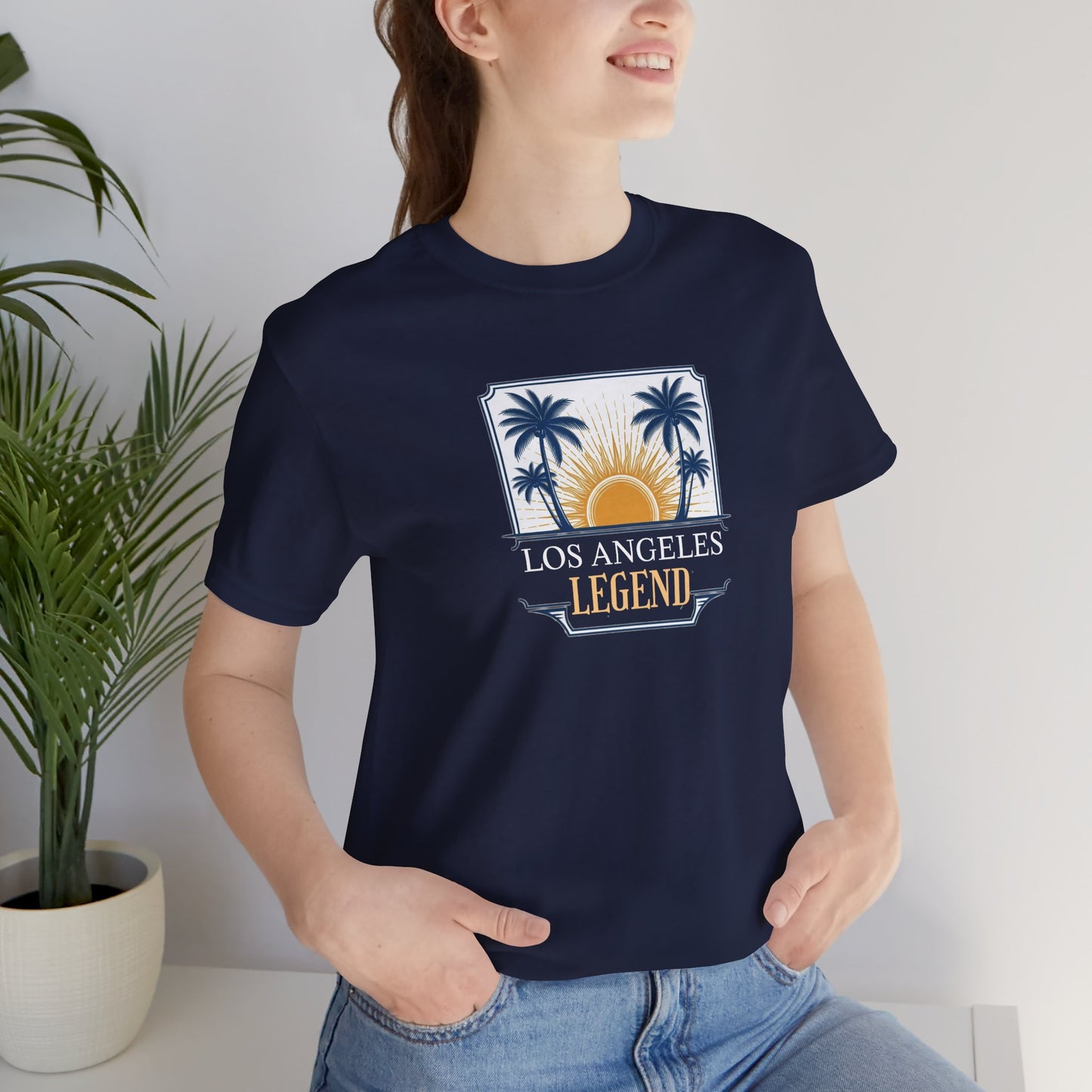 Los Angeles Legend Tee, Unisex Short Sleeve Shirt, California Pride, Summer Vibe, Travel Gift, Casual Wear, L.A. Souvenir Tee