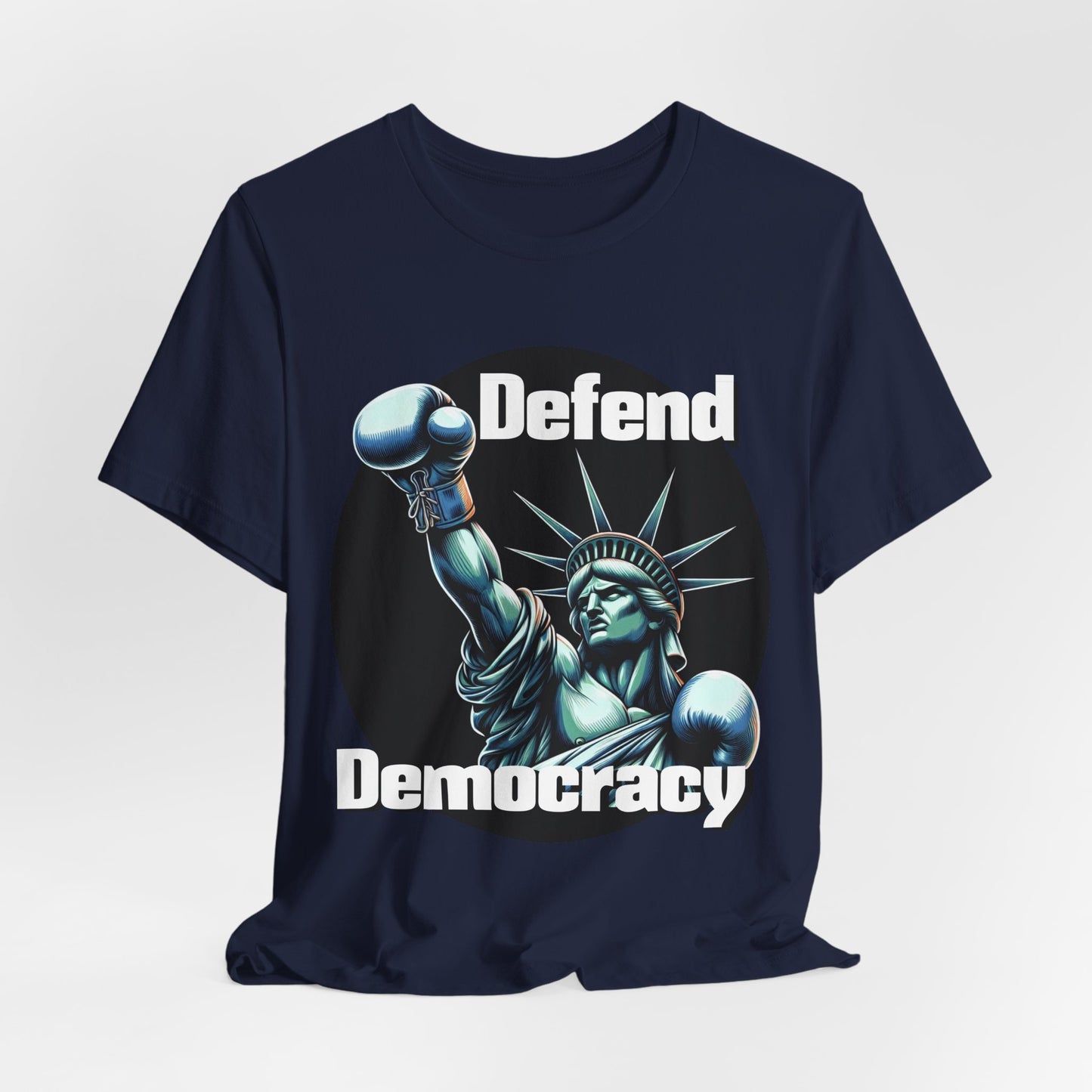 Defend Democracy Tee - Unisex Jersey Short Sleeve Shirt - Protest Wear - Activist Tee - Schmartypants