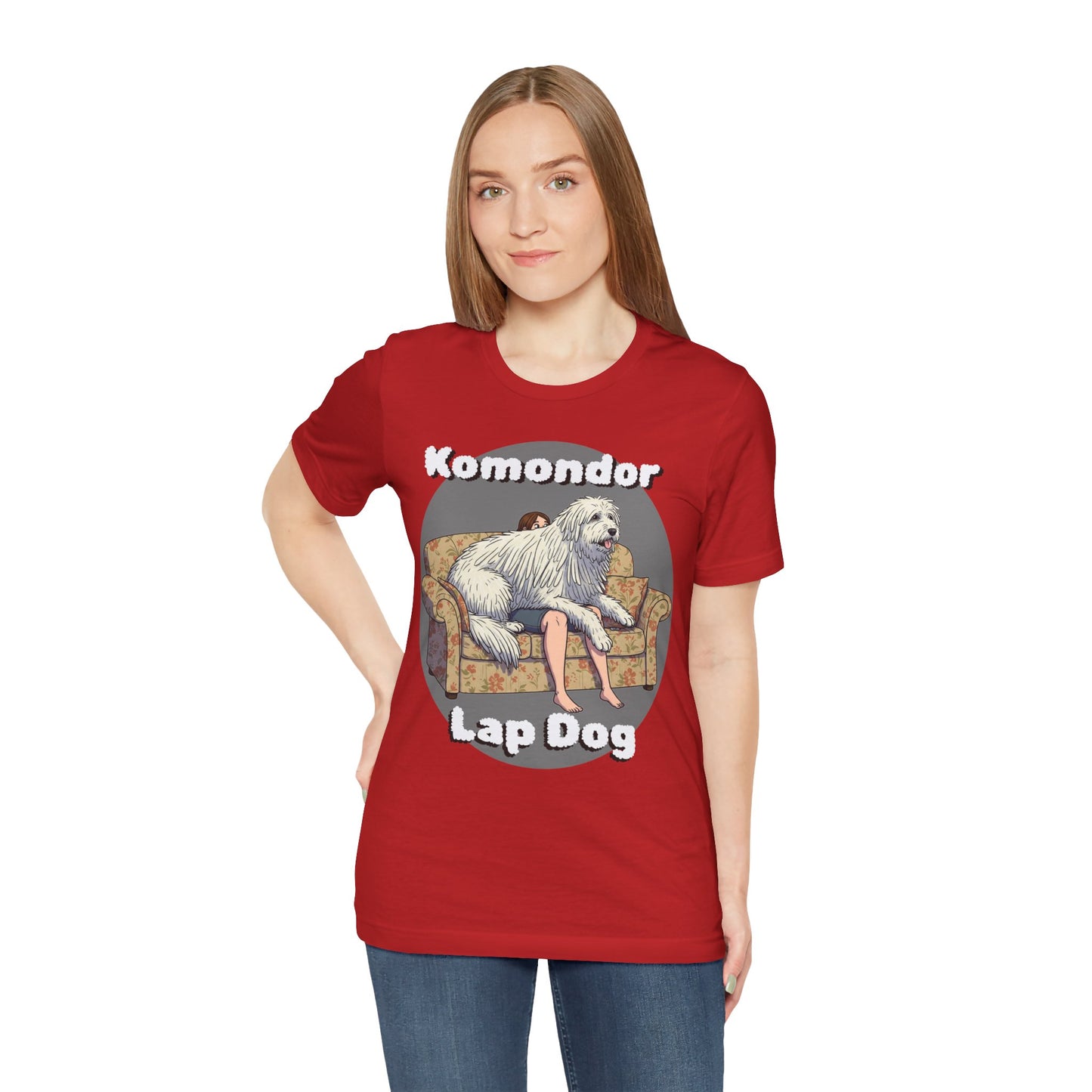 Komondor Lap Dog Unisex Tee - Funny Dog Lover's Short Sleeve Shirt - Schmartypants