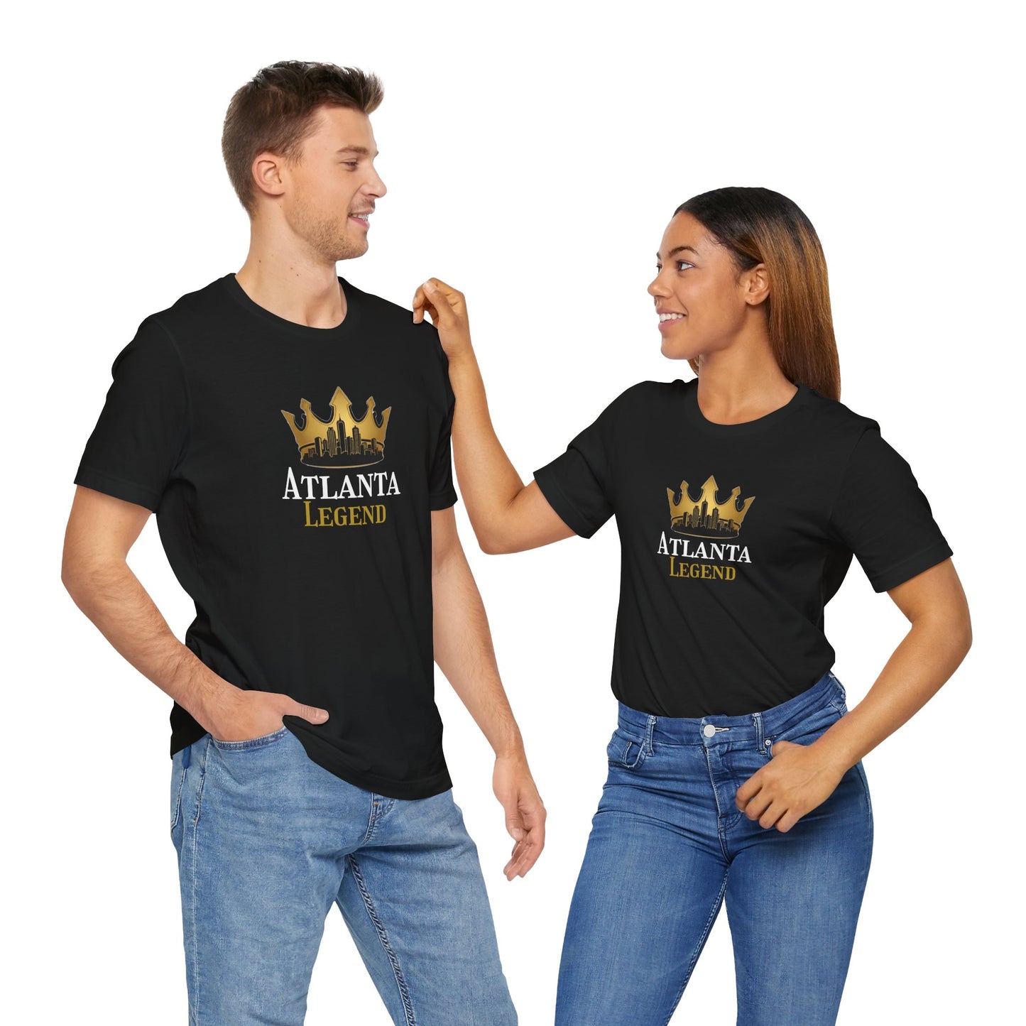 Atlanta Legend Unisex Short Sleeve T-Shirt, Atlanta Nightlife Tee