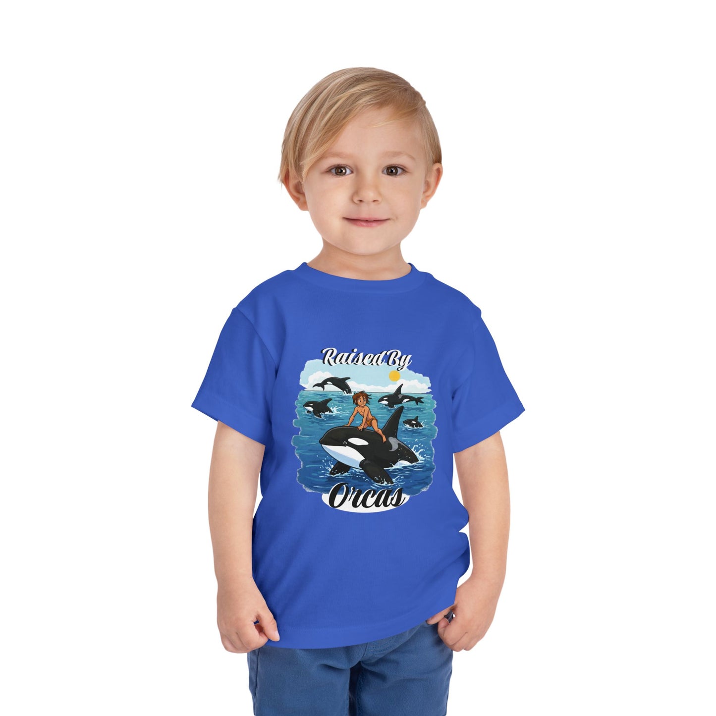 Orca Adventure Toddler Tee, Kids Ocean Shirt, Nautical Toddler Tee, Beach Day Outfit, Animal Lover Gift