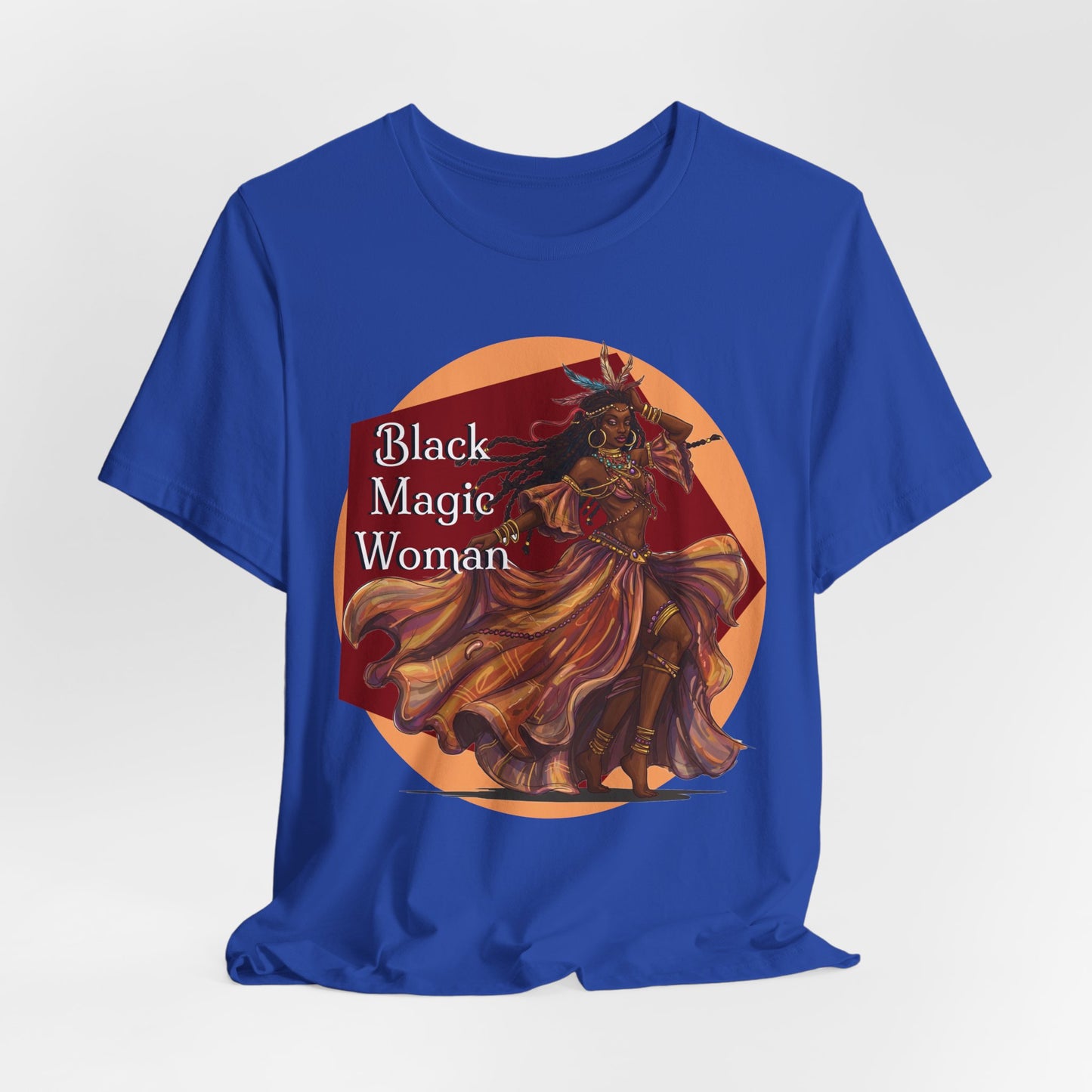 'Black Magic Woman' Tee, Witchy Apparel, Boho T-Shirt, Festival Outfit, Classic Rock Fans, Santana, Fleetwood Mac - Schmartypants
