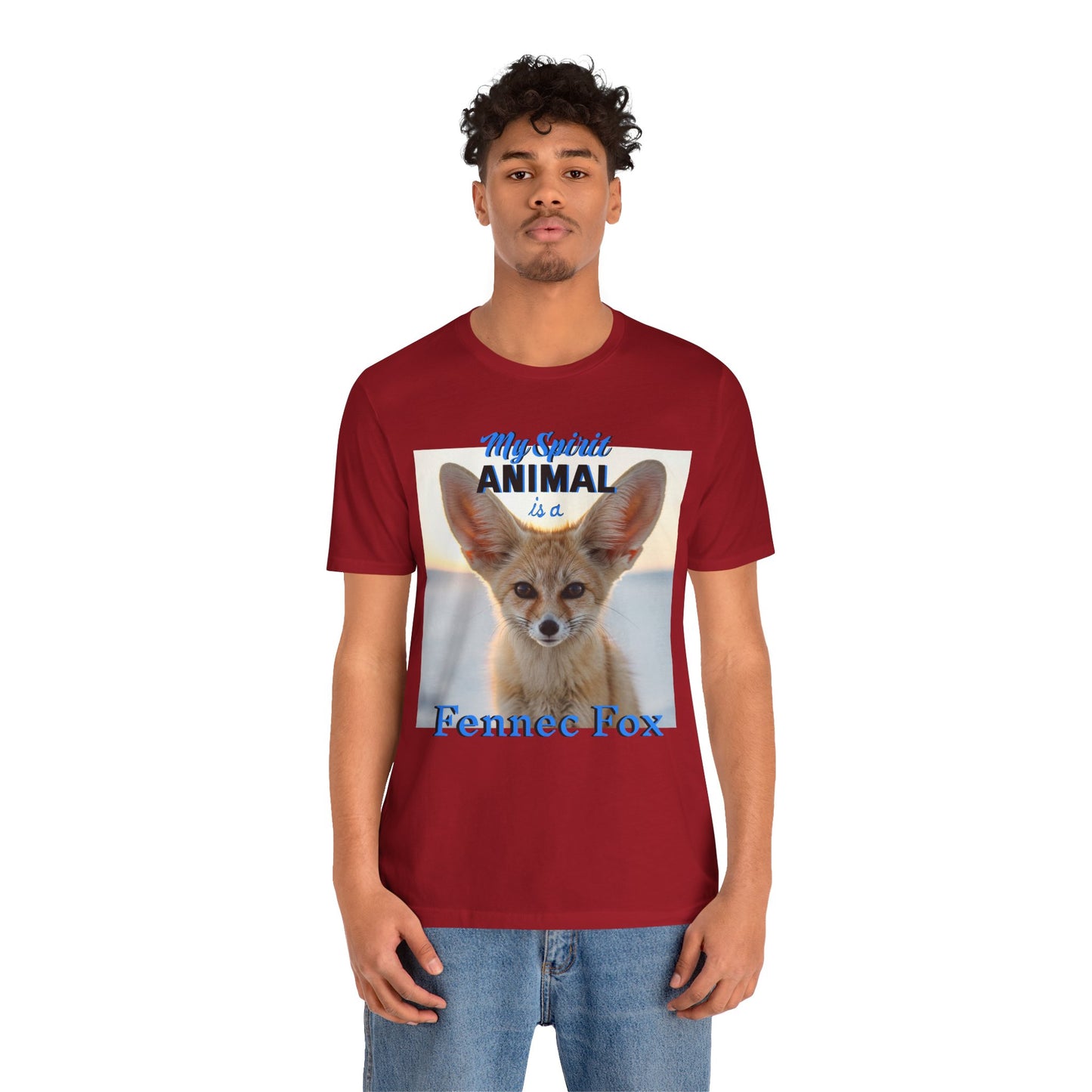 Fennec Fox Spirit Animal Tee - Unisex Short Sleeve Shirt - Fox Lovers - Schmartypants