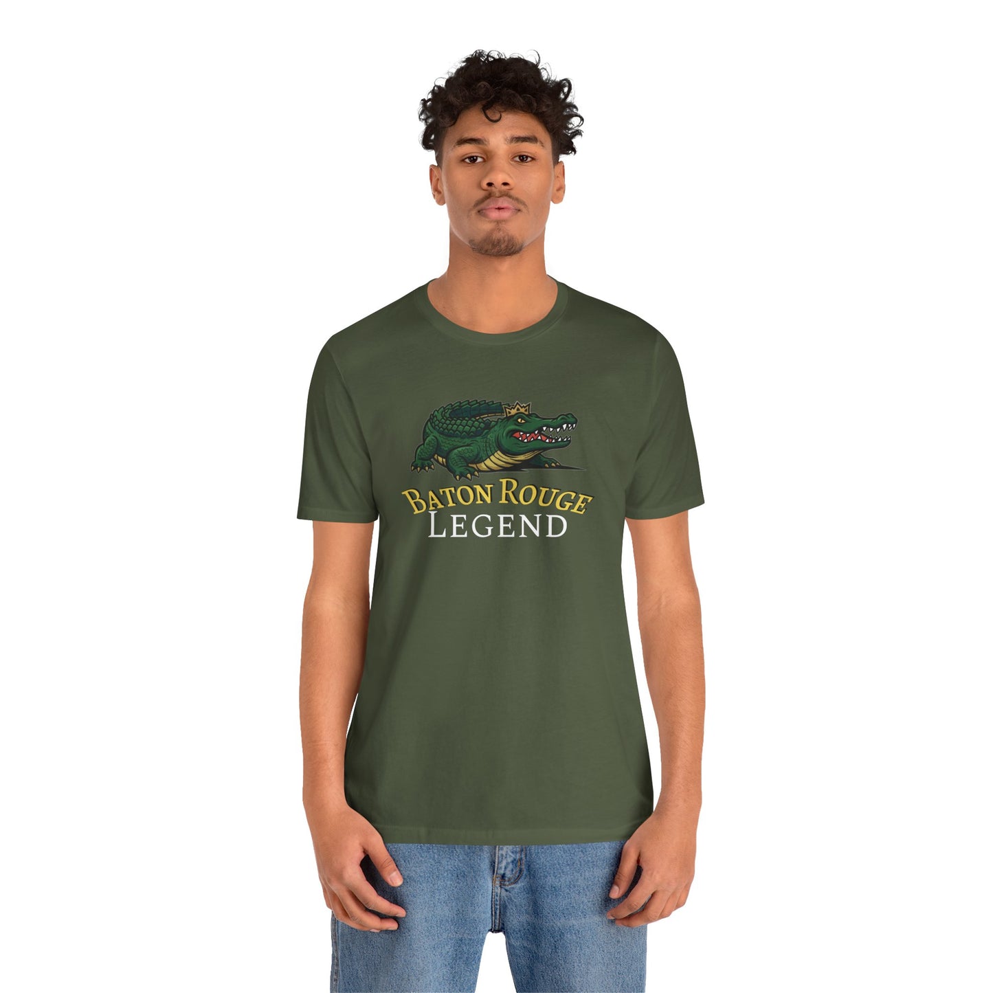 Baton Rouge Legend Tee, Unisex Graphic T-Shirt, Casual Wear, Gift Idea for College Students, Souvenir Apparel
