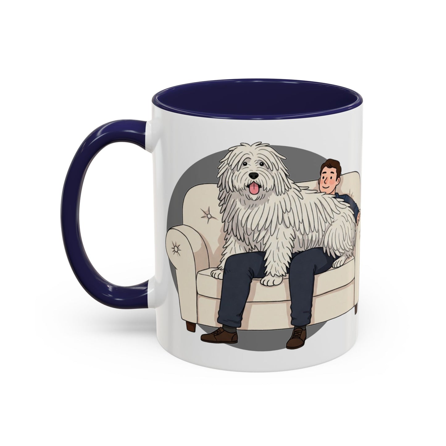 Komondor Lap Dog Coffee Mug - Funny Animal Lover Gift - Schmartypants