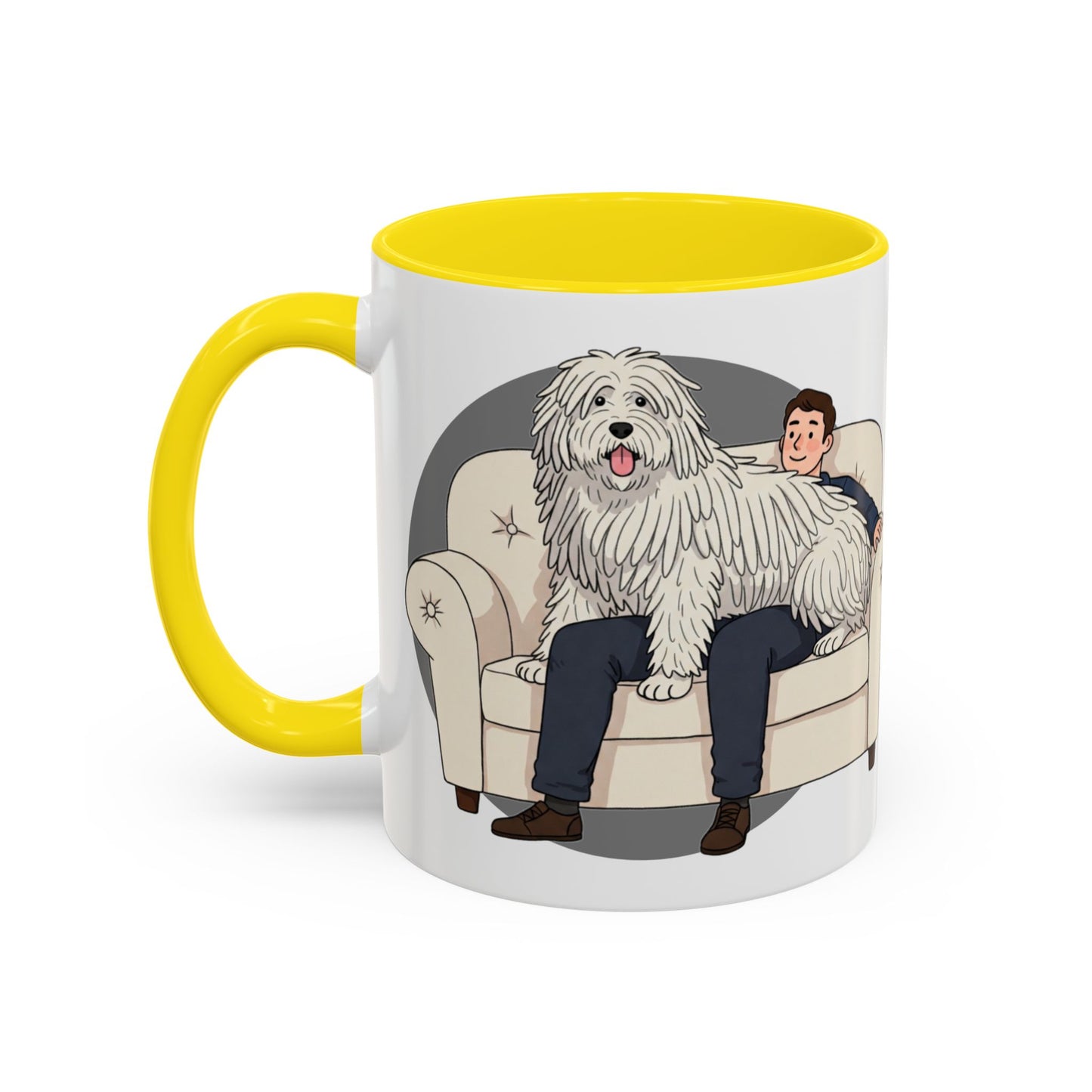 Komondor Lap Dog Coffee Mug - Funny Animal Lover Gift - Schmartypants