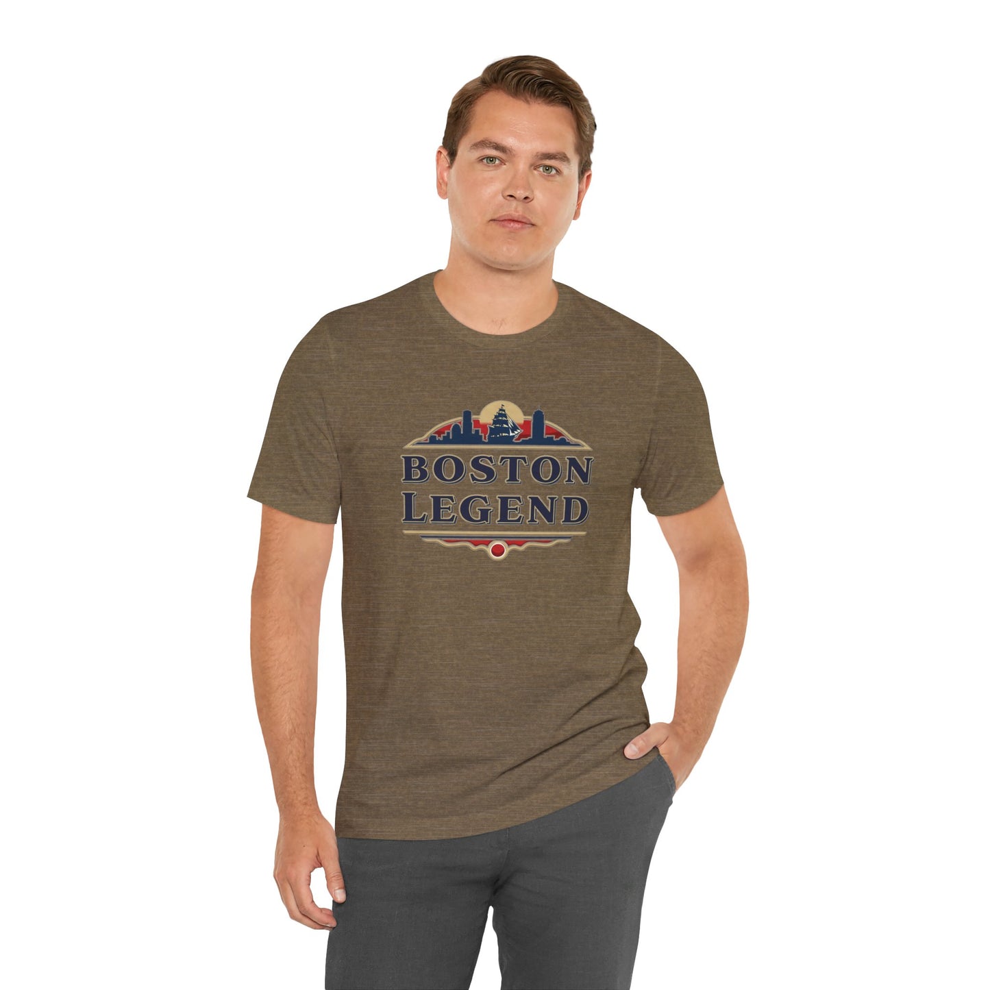 Boston Legend Unisex Tee | Casual Everyday Wear, Gift for Sports Fans, Boston Pride Shirt, Travel Souvenir, Summer Outfit