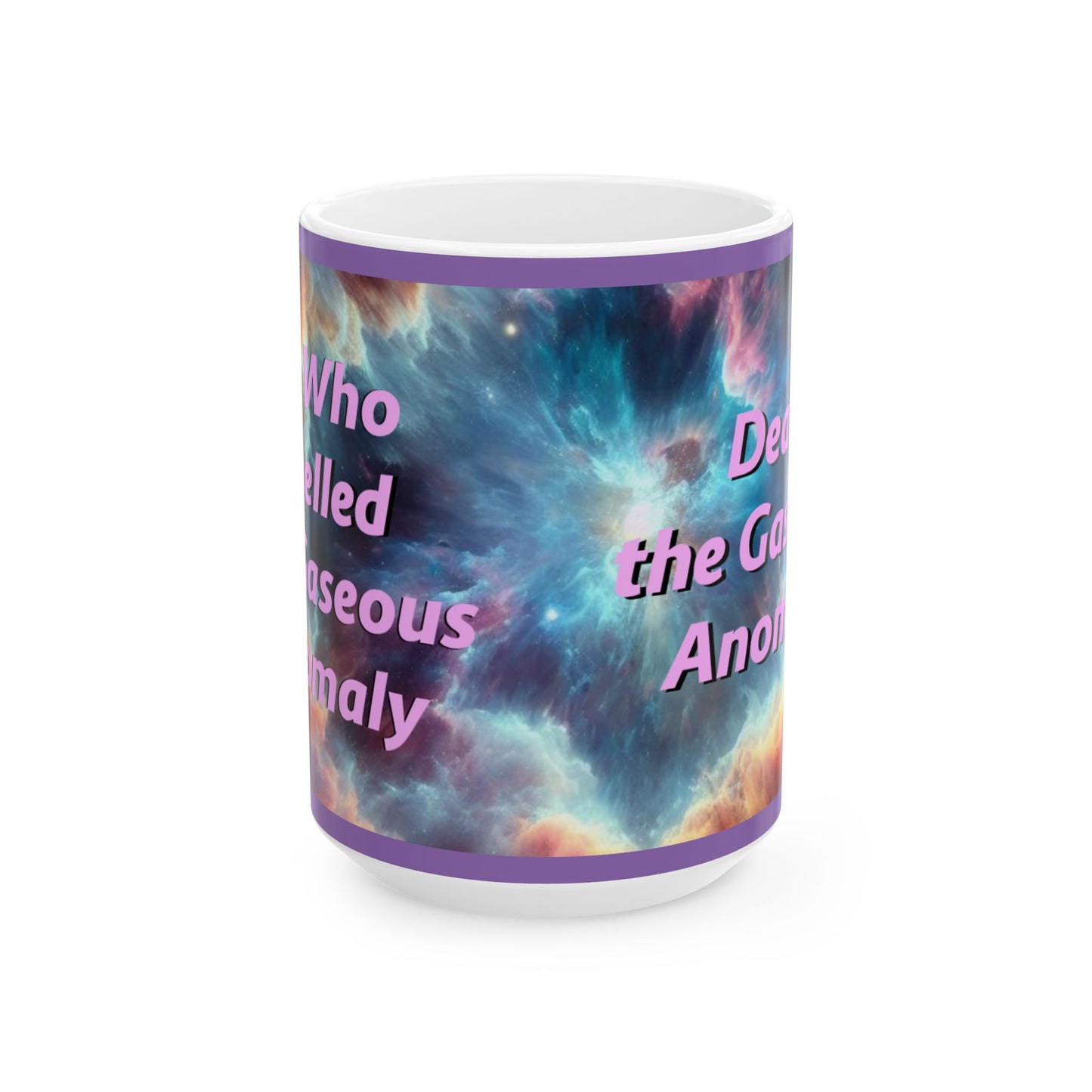 HIlarious Cosmic Ceramic Mug - Galaxy Design for Trekkies and Sci-Fi Fans - Schmartypants
