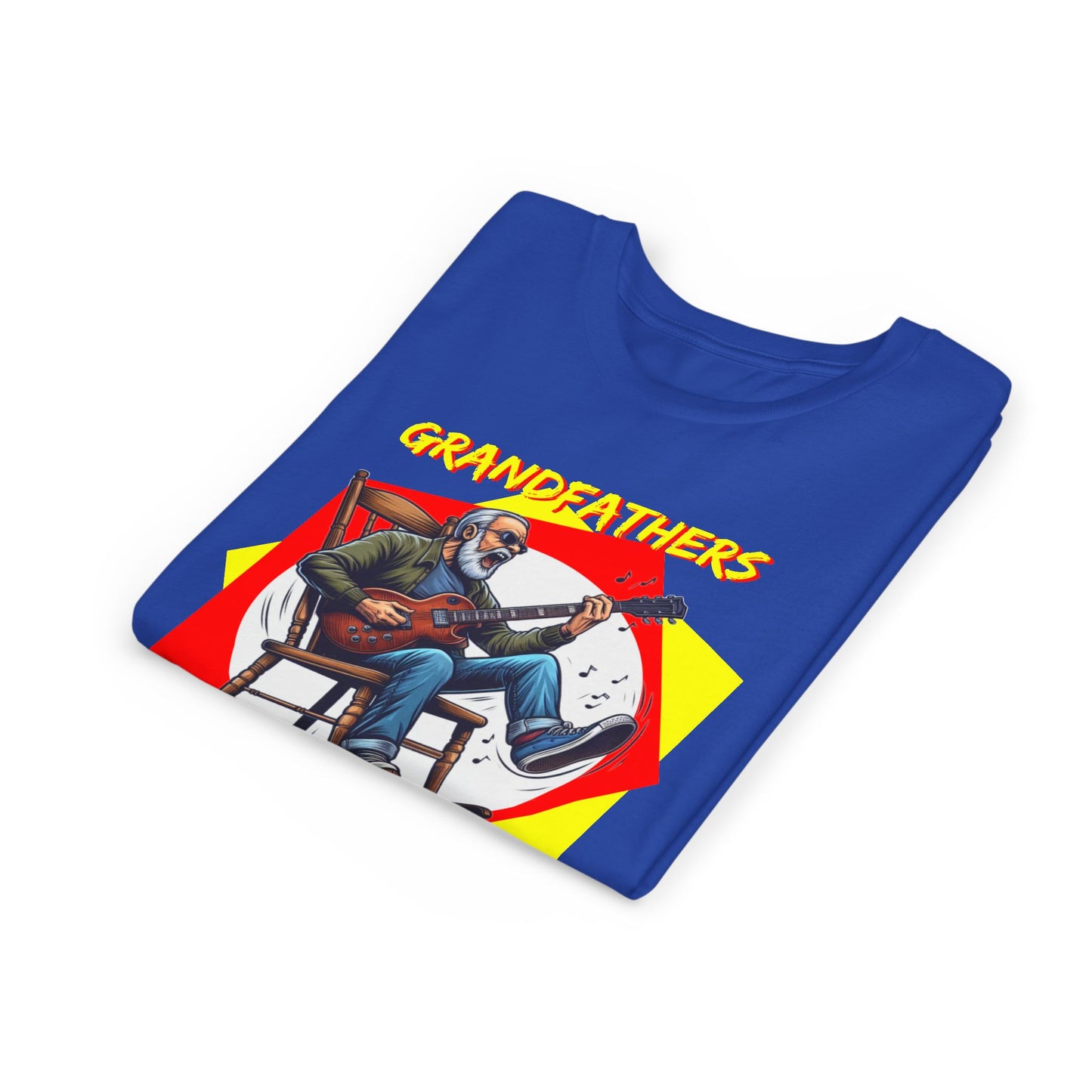'Grandfathers Rock' Youth Short Sleeve Tee - Cool Guitar Design to Express the Love for Grandpa - Schmartypants