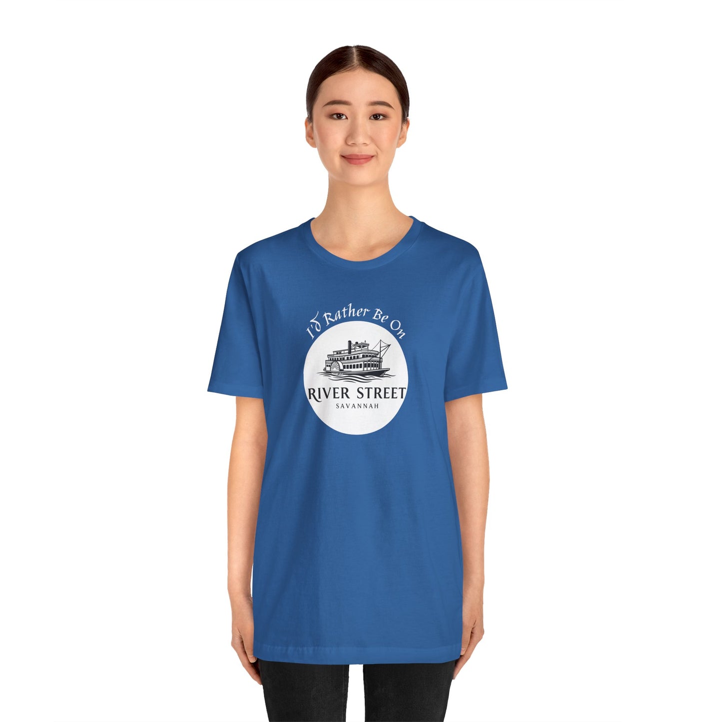 Savannah River Street Tee - I'd Rather Be On River Street, Casual T-Shirt, Travel Lover Gift, Summer Wear, Vacation Apparel, Unique Souvenir