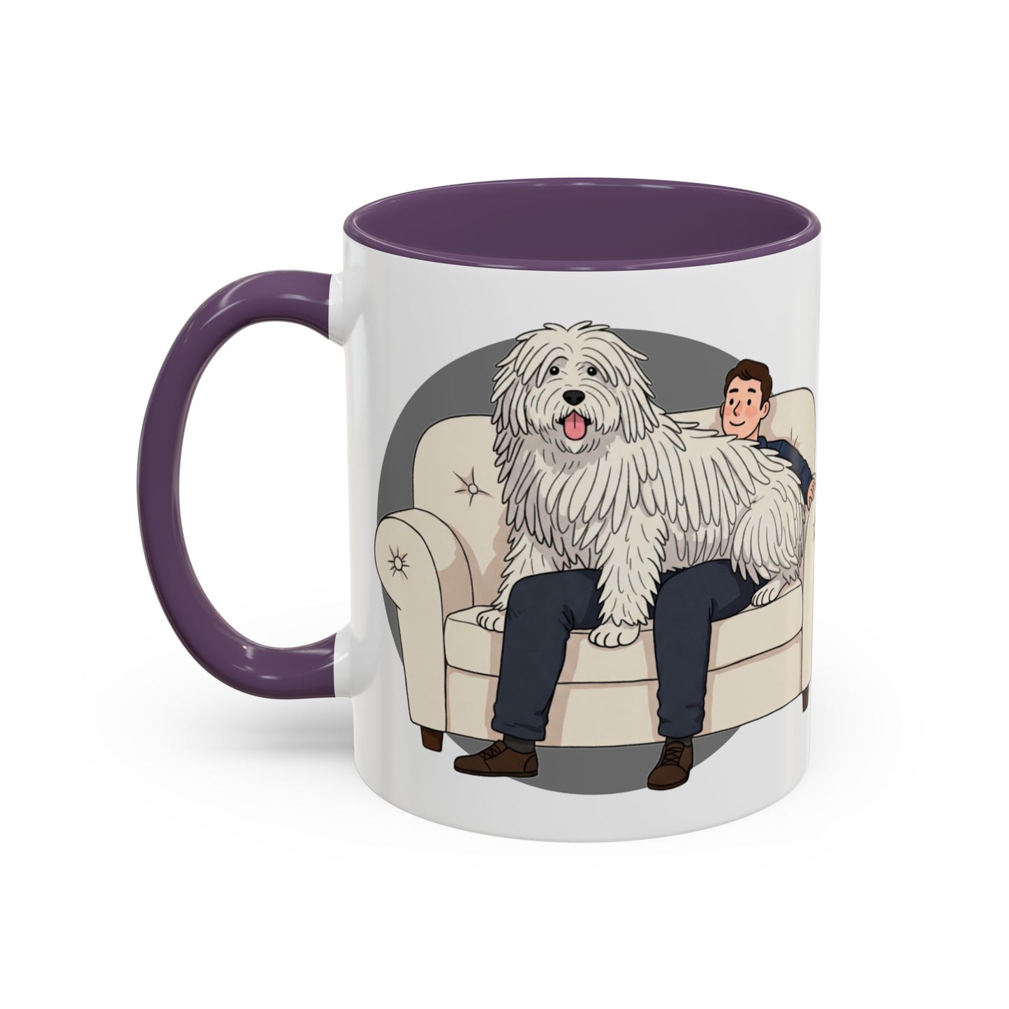 Komondor Lap Dog Coffee Mug - Funny Animal Lover Gift - Schmartypants
