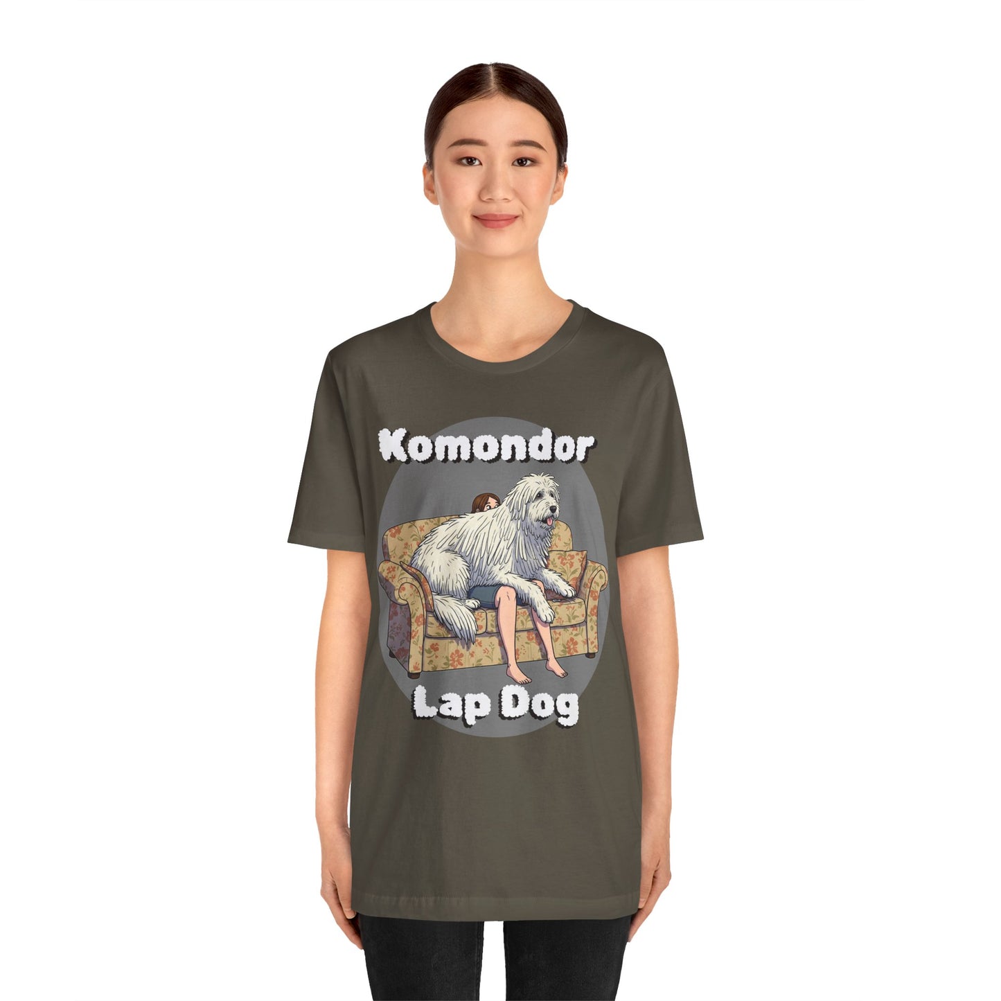 Komondor Lap Dog Unisex Tee - Funny Dog Lover's Short Sleeve Shirt - Schmartypants