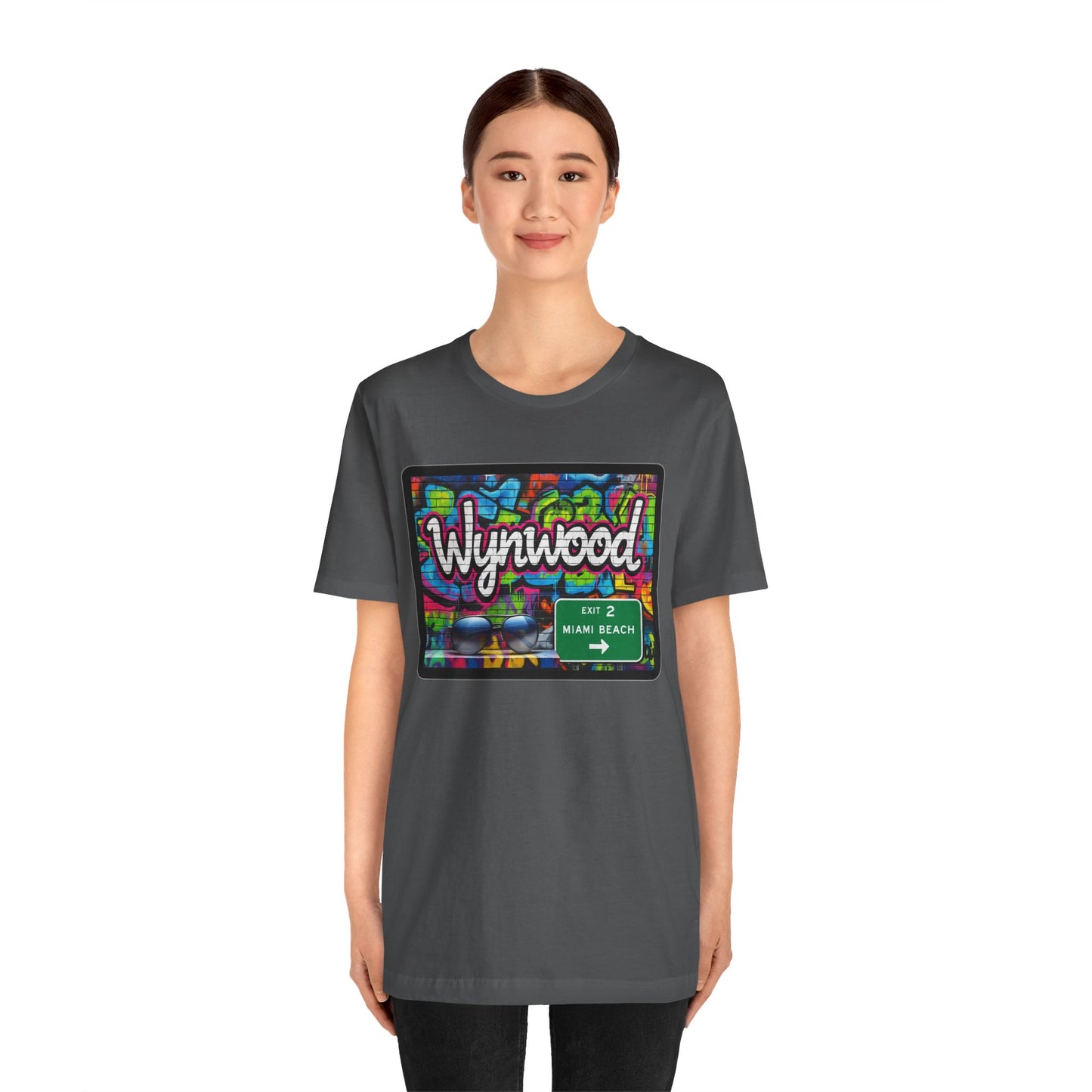 Wynwood Art Scene Tee, Unisex Graphic T-Shirt, Miami Beach Gift, Street Art Apparel, Casual Wear, Travel Inspiration