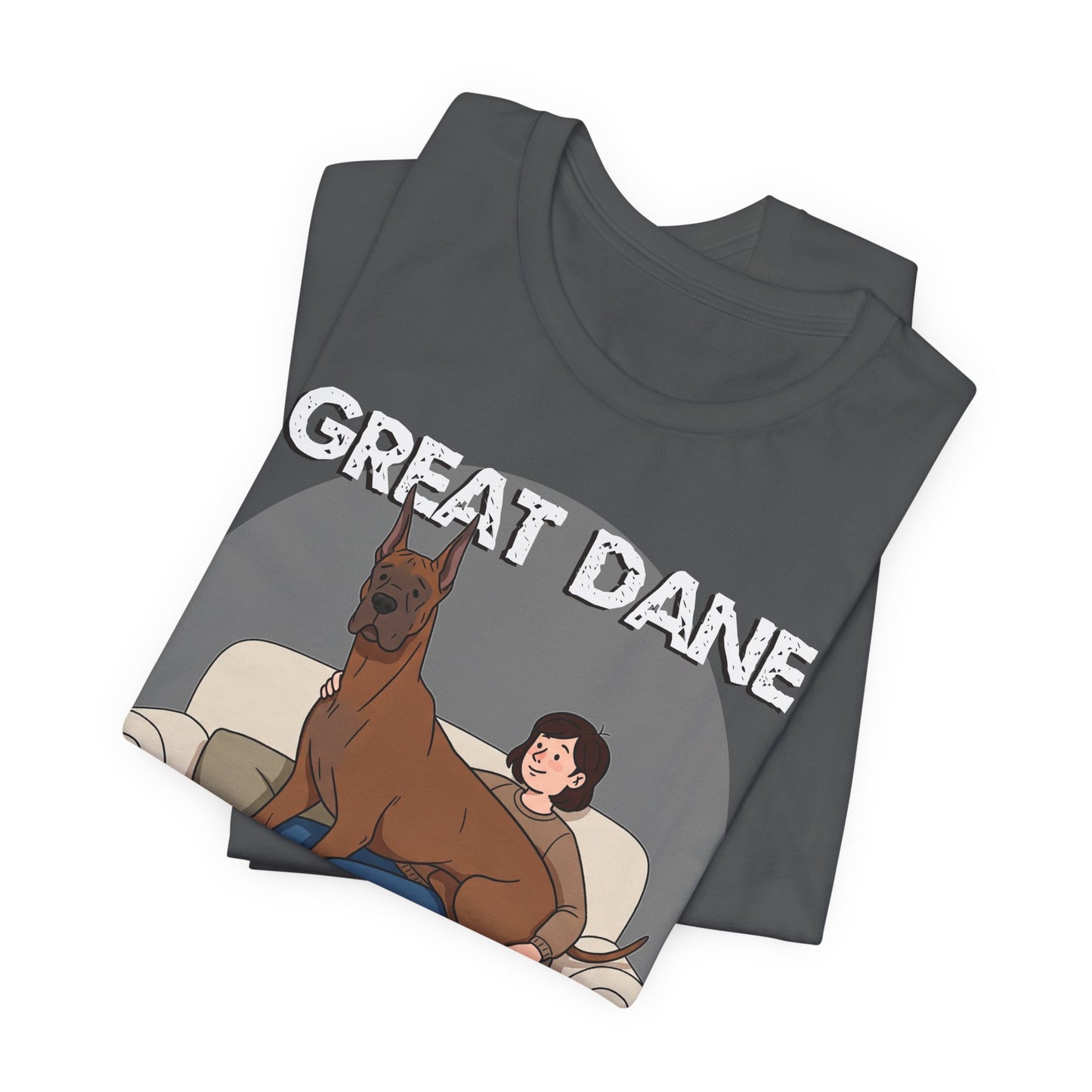 Great Dane Lap Dog Unisex Jersey Tee - Funny Perfect Gift for Dog Lovers - Schmartypants