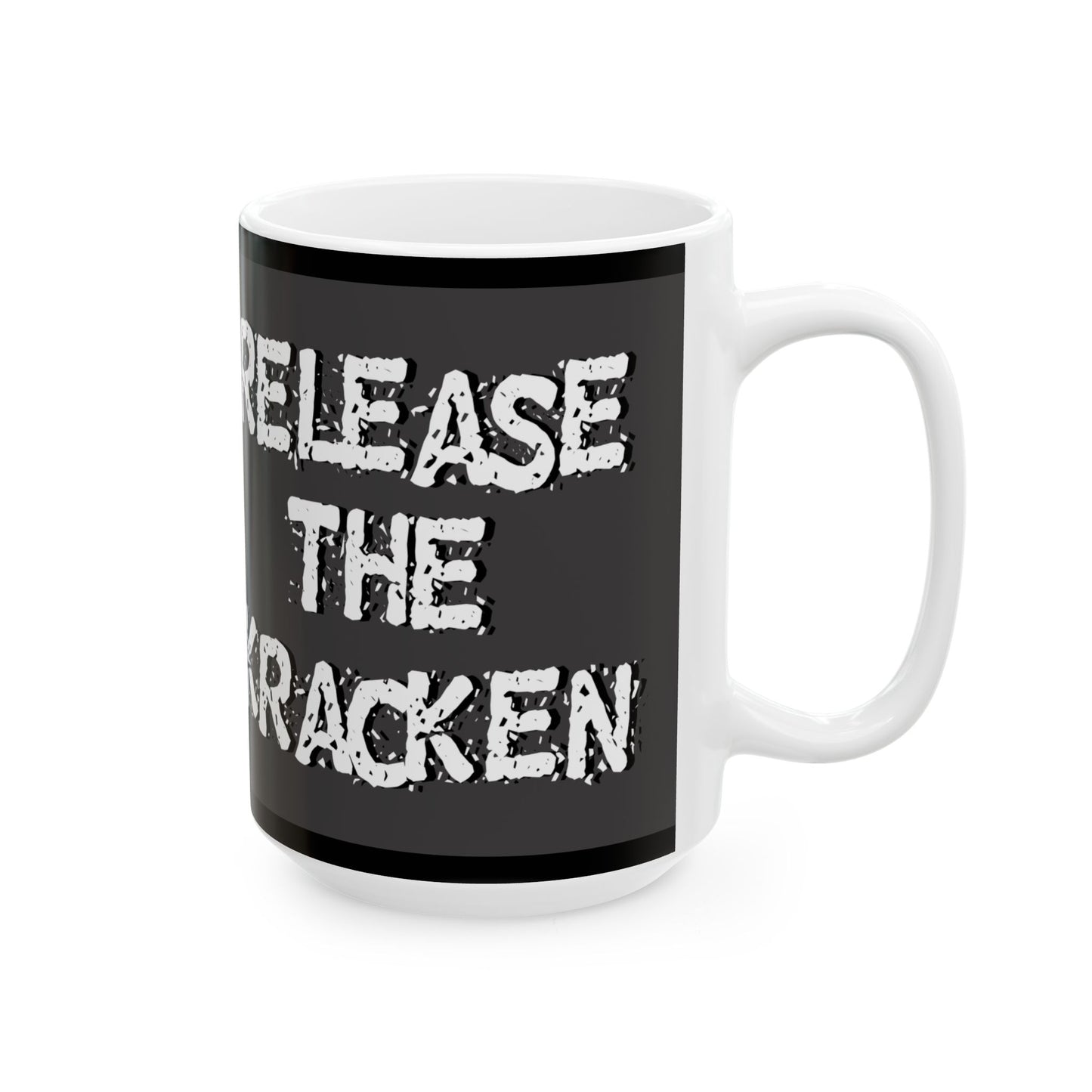 Octopus-Themed Ceramic Mug - "Release the Kraken" Design for Pirates and Gamers - Schmartypants